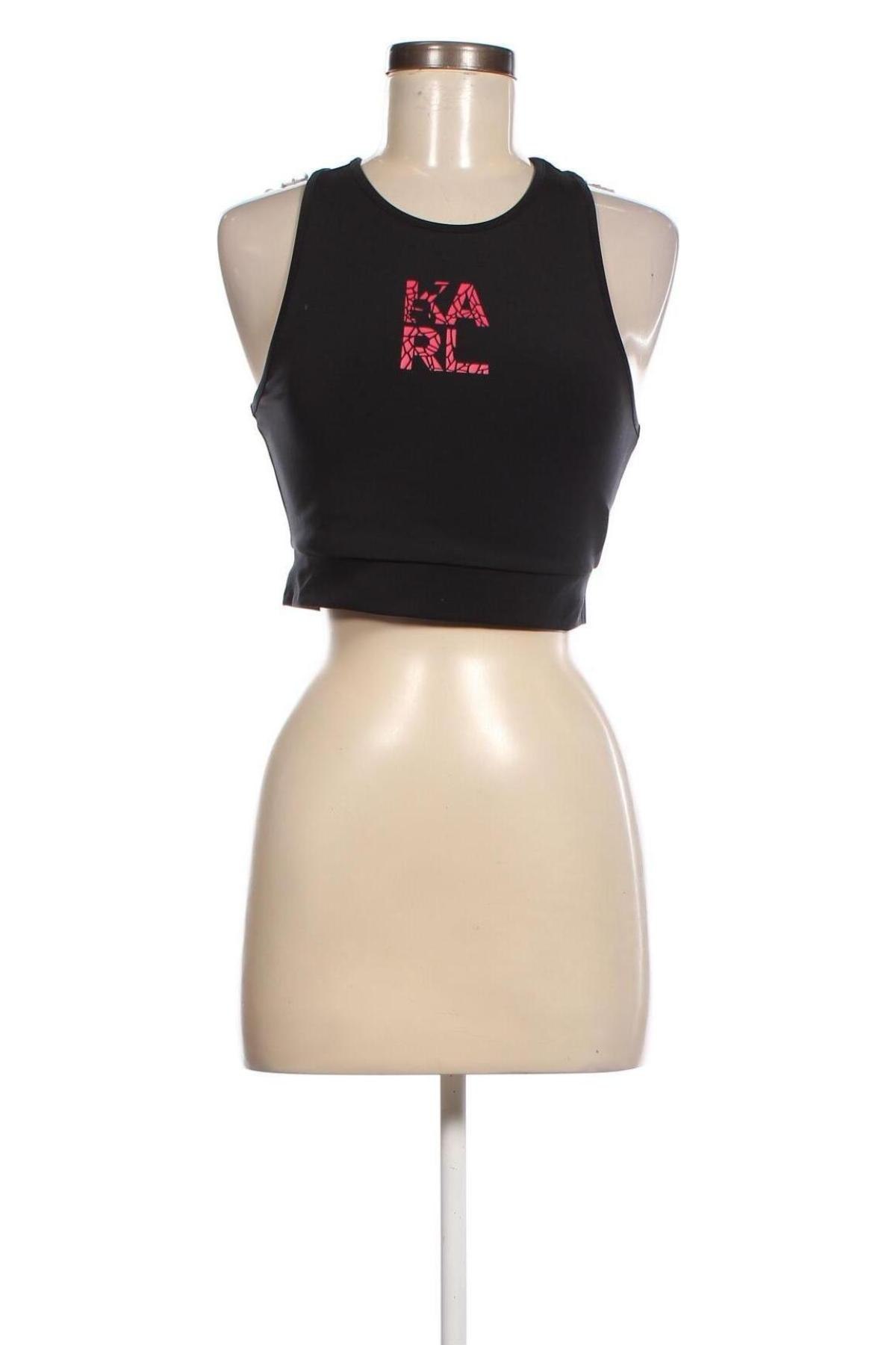 Damen Sporttop Karl Lagerfeld, Größe L, Farbe Schwarz, Preis 72,16 €