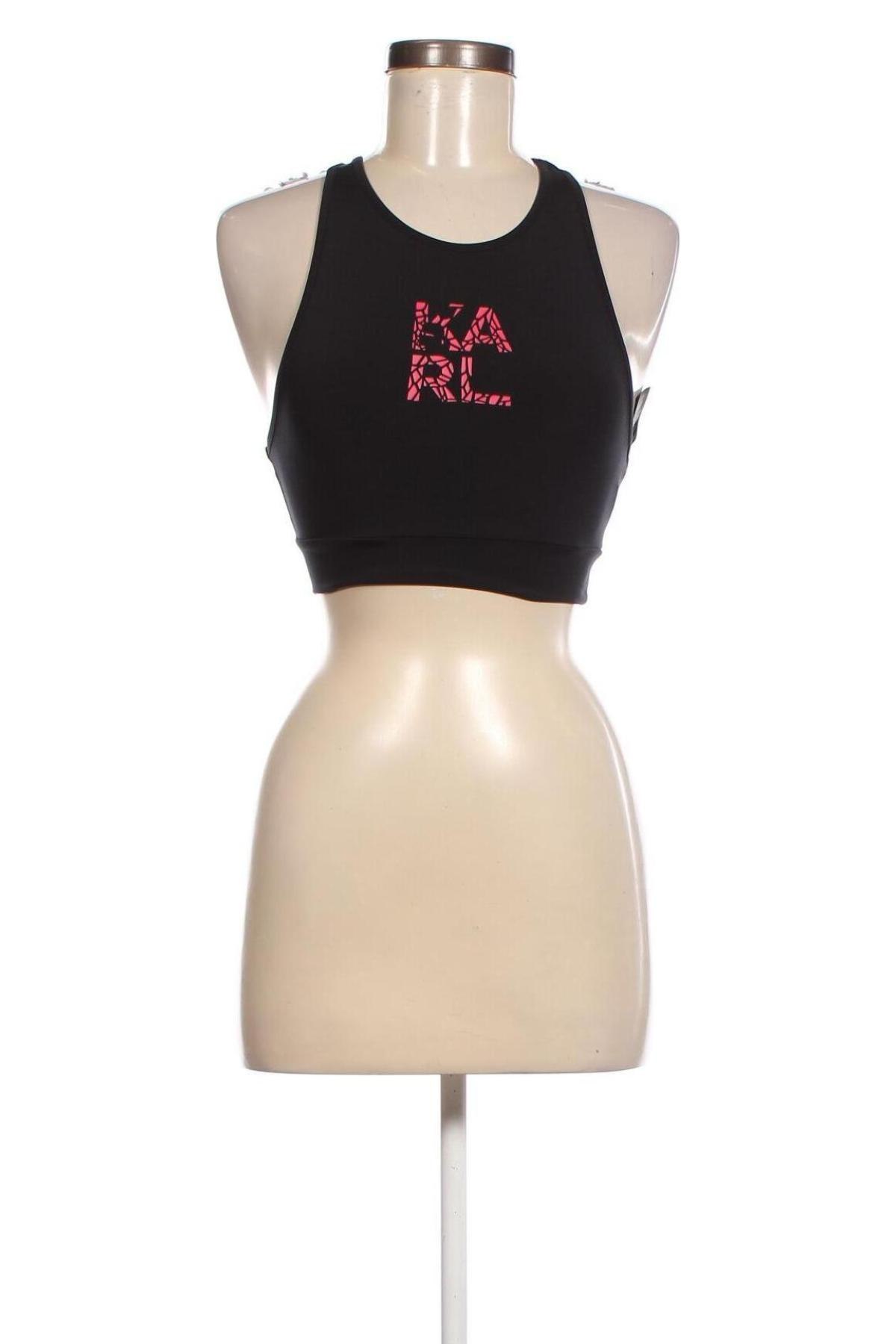 Дамски спортен топ Karl Lagerfeld, Размер XS, Цвят Черен, Цена 77,00 лв.