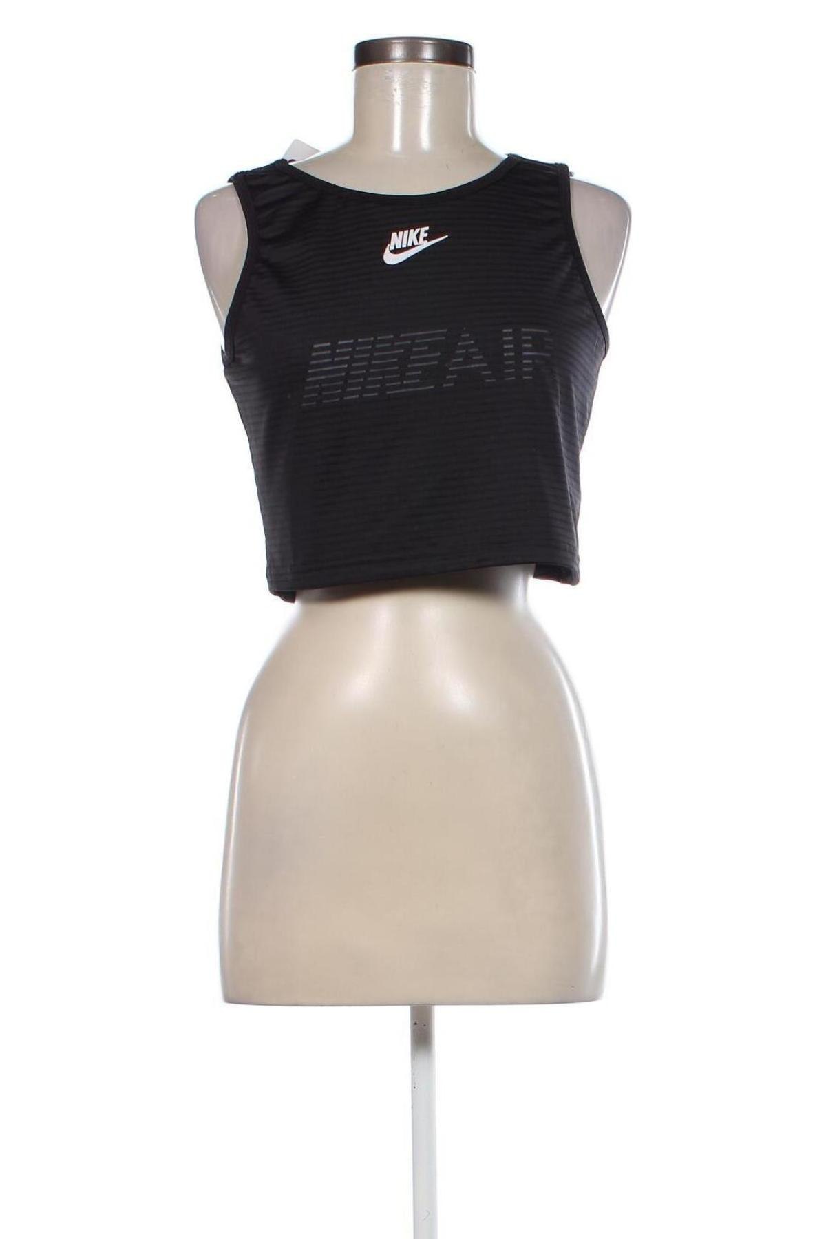 Дамски спортен топ Nike, Размер XL, Цвят Черен, Цена 34,00 лв.