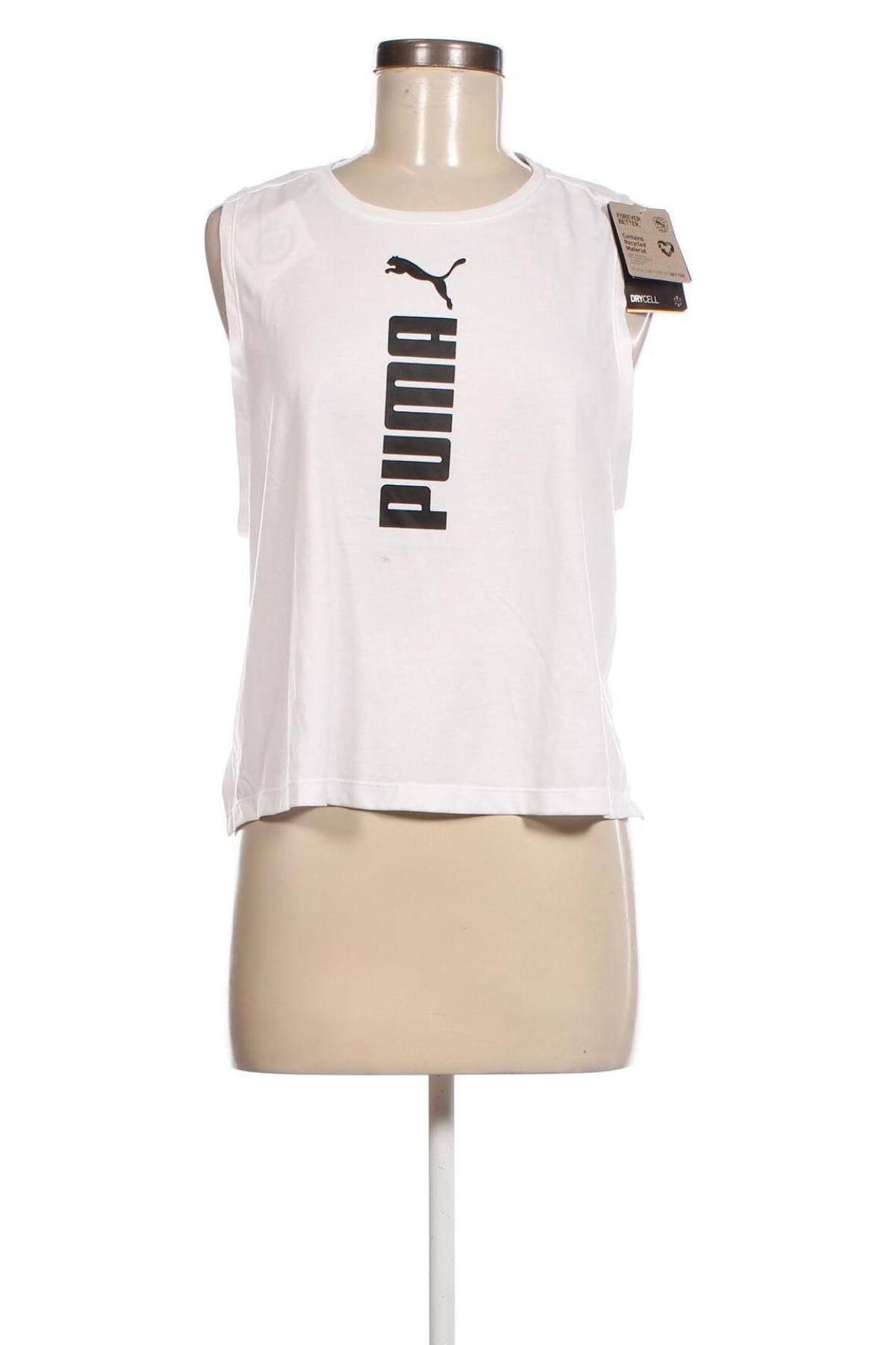 Damen Sporttop PUMA, Größe L, Farbe Weiß, Preis 17,86 €