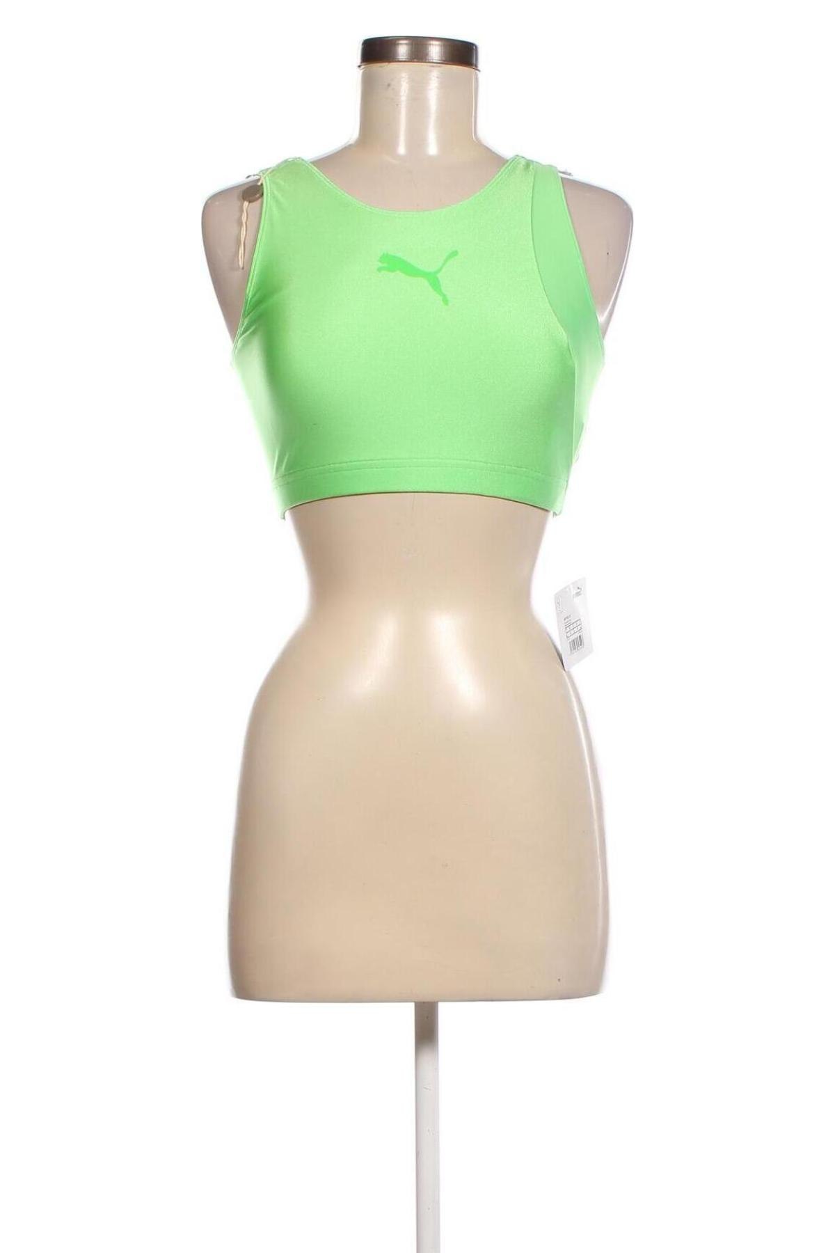 Top sport de damă. PUMA, Mărime S, Culoare Verde, Preț 151,97 Lei