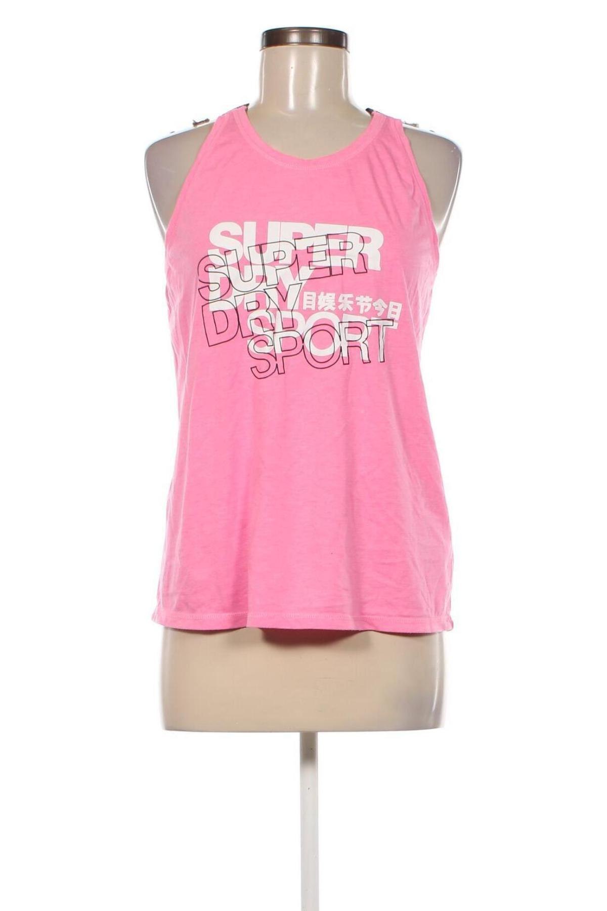 Γυναίκειο αθλητικό τοπ Superdry, Μέγεθος XL, Χρώμα Ρόζ , Τιμή 7,43 €