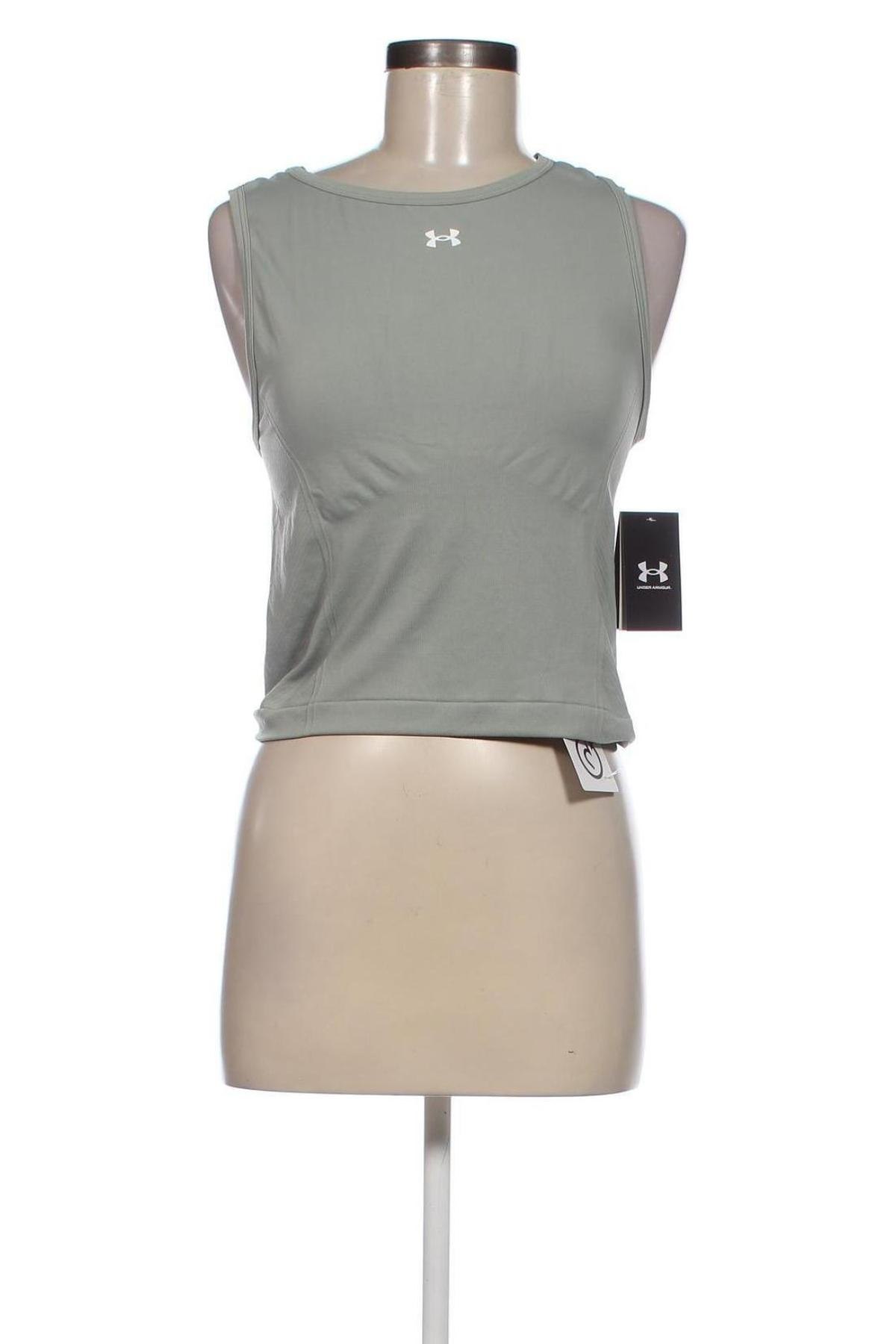 Top sport de damă. Under Armour, Mărime L, Culoare Verde, Preț 113,98 Lei