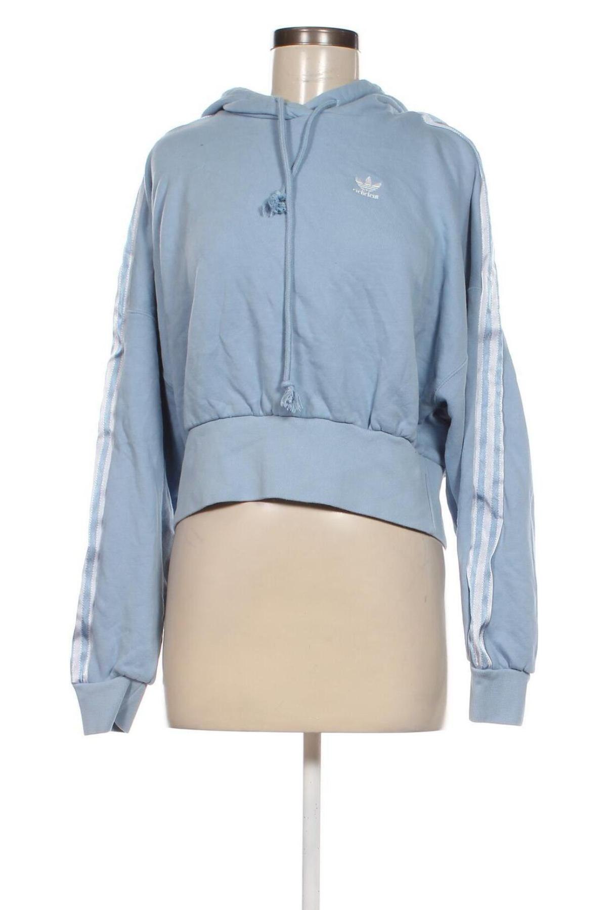 Damen Sweatshirt Adidas, Größe XS, Farbe Blau, Preis € 30,06
