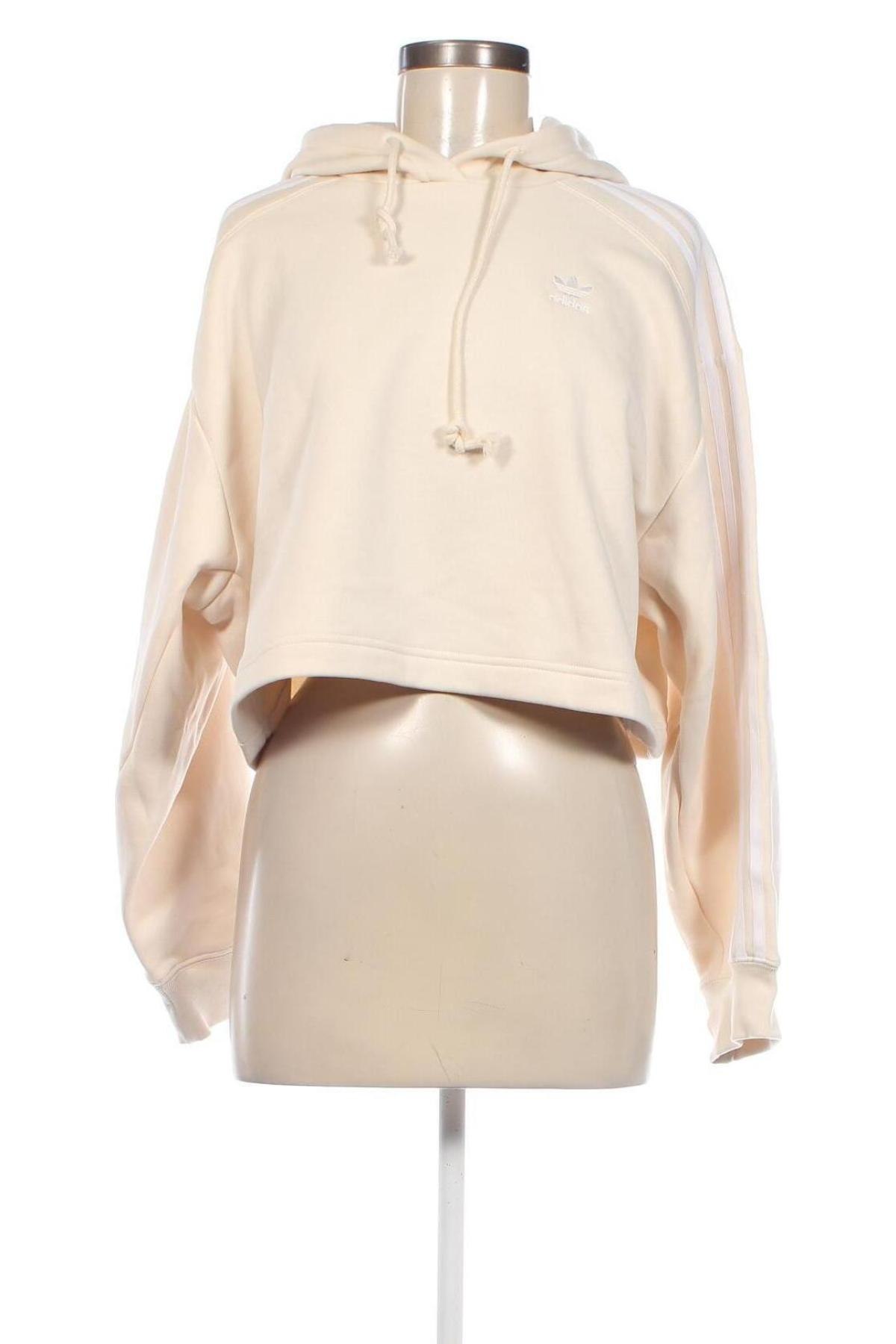 Damen Sweatshirt Adidas Originals, Größe M, Farbe Beige, Preis 30,62 €