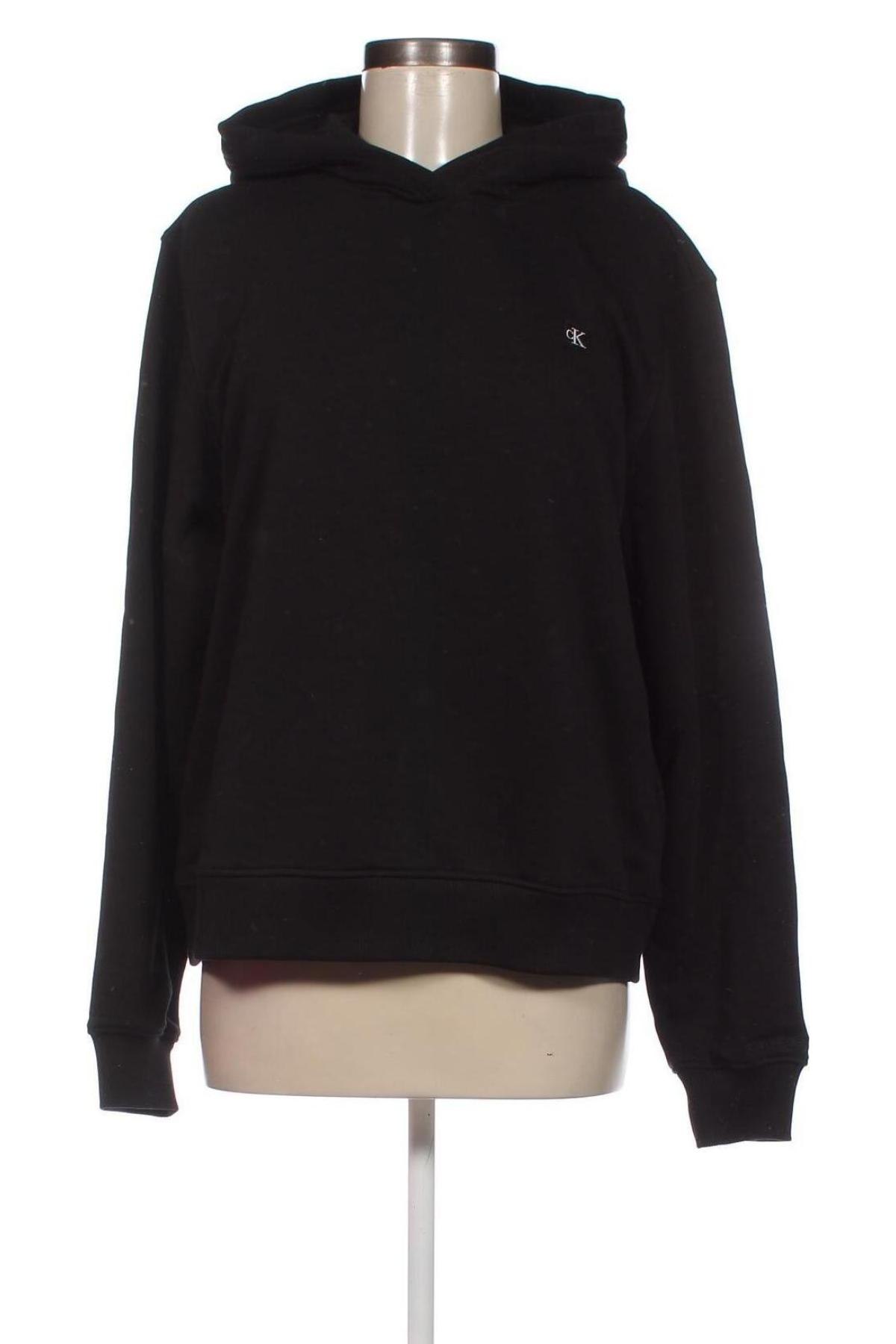 Γυναικείο φούτερ Calvin Klein Jeans, Μέγεθος L, Χρώμα Μαύρο, Τιμή 48,25 €
