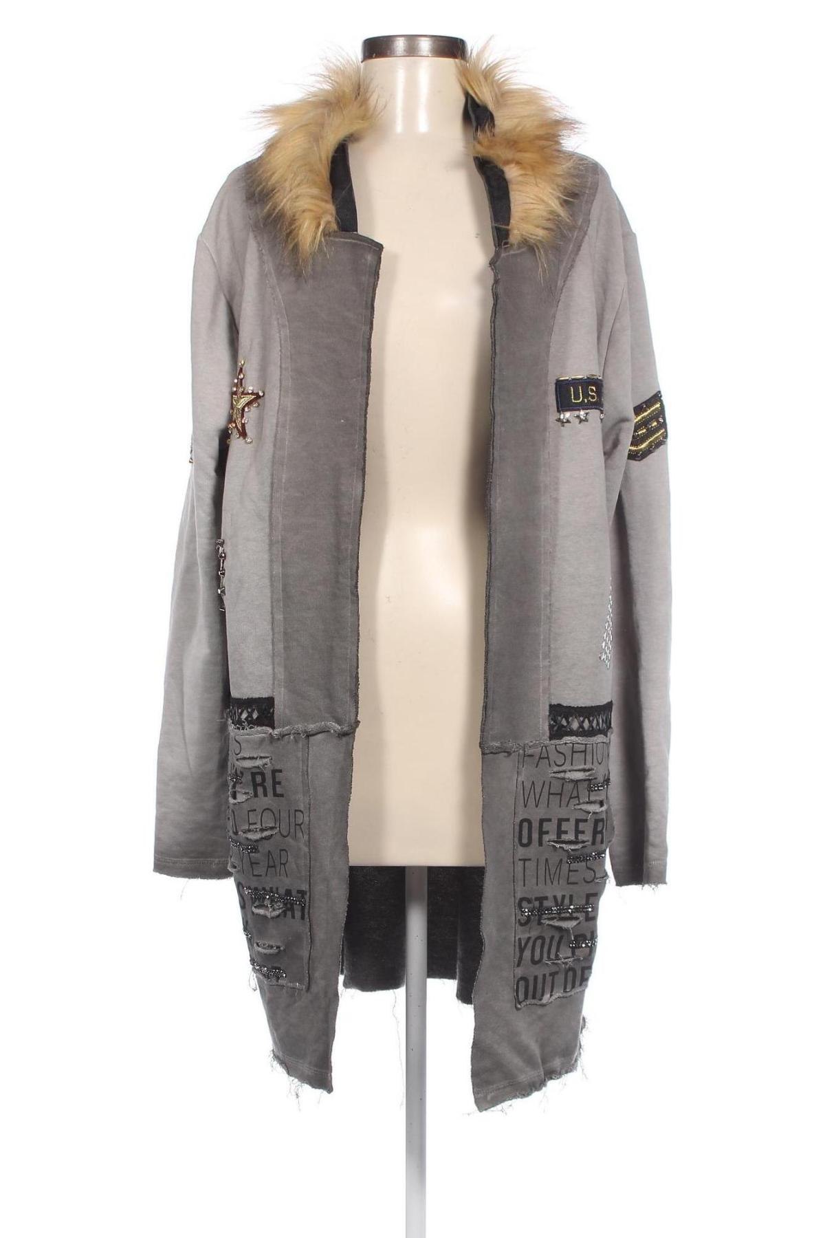 Damen Sweatshirt Cipo & Baxx, Größe XL, Farbe Grau, Preis 17,12 €