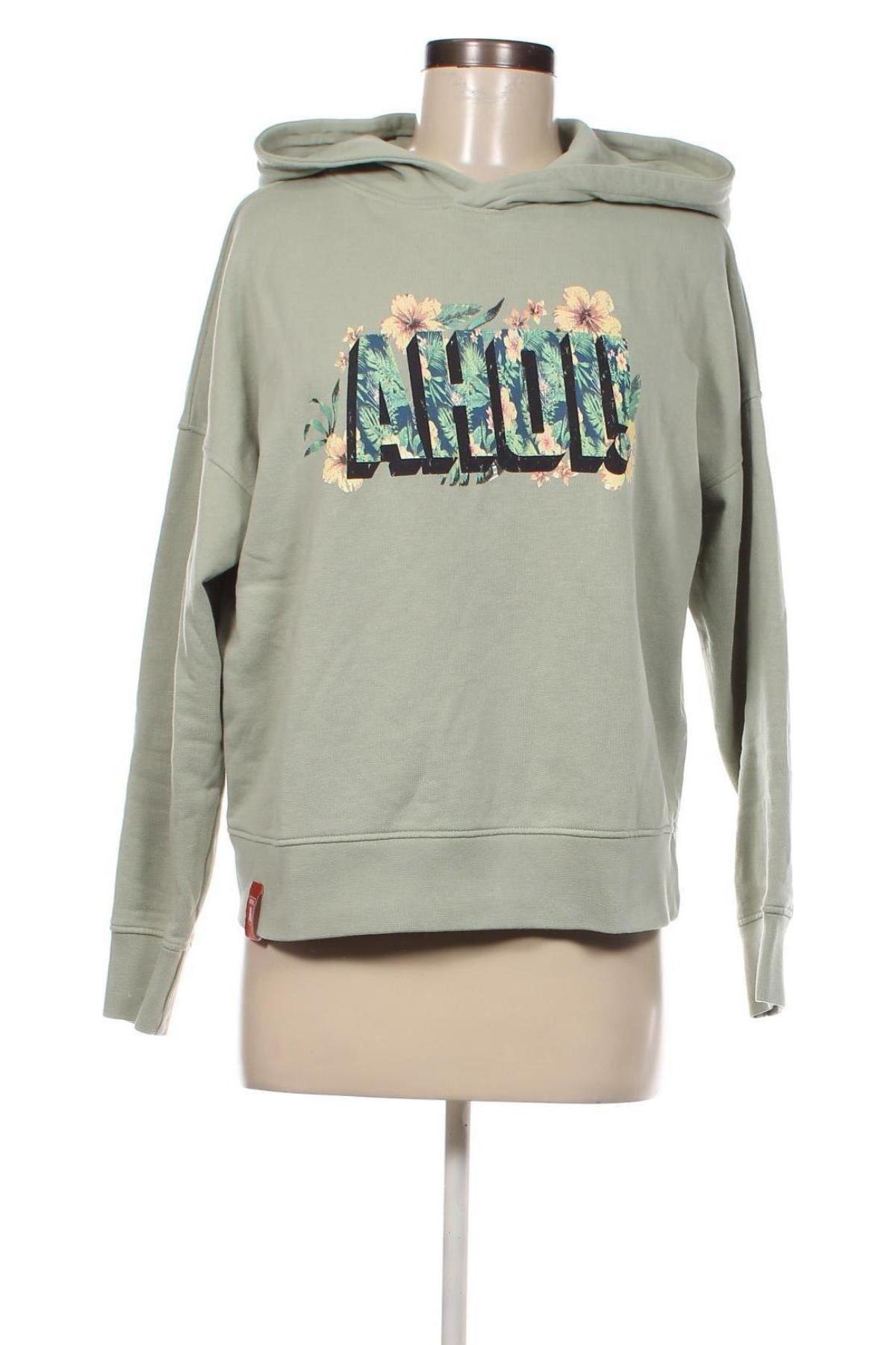 Damen Sweatshirt Derbe, Größe S, Farbe Grün, Preis 30,62 €