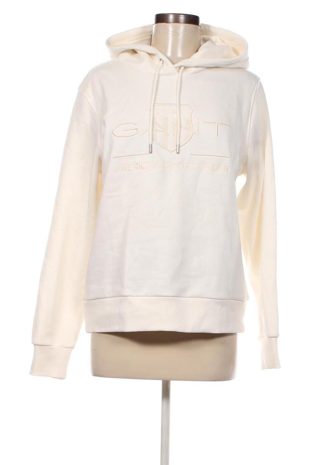 Damen Sweatshirt Gant, Größe L, Farbe Ecru, Preis 54,13 €