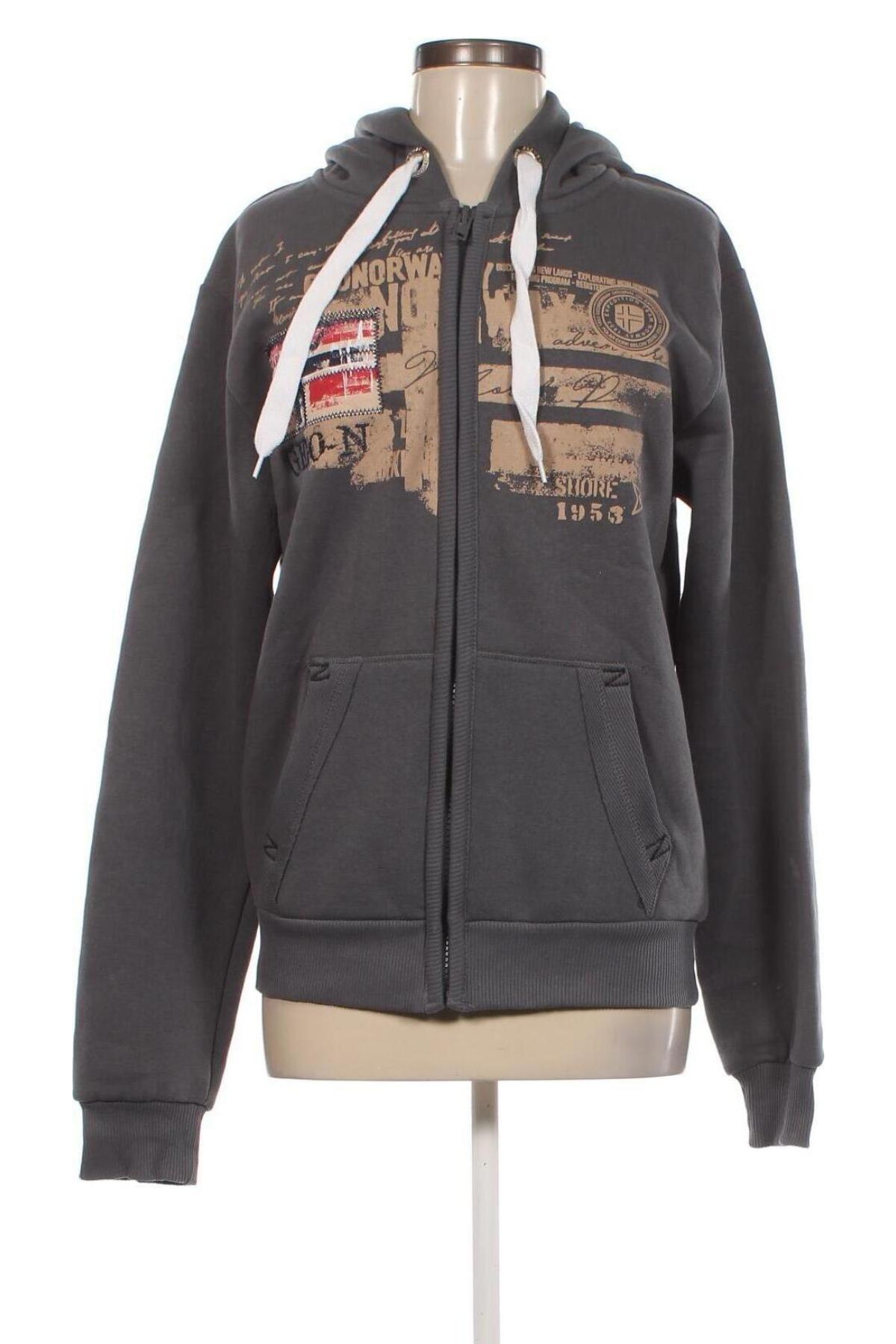 Damen Sweatshirt Geographical Norway, Größe M, Farbe Grau, Preis € 45,11