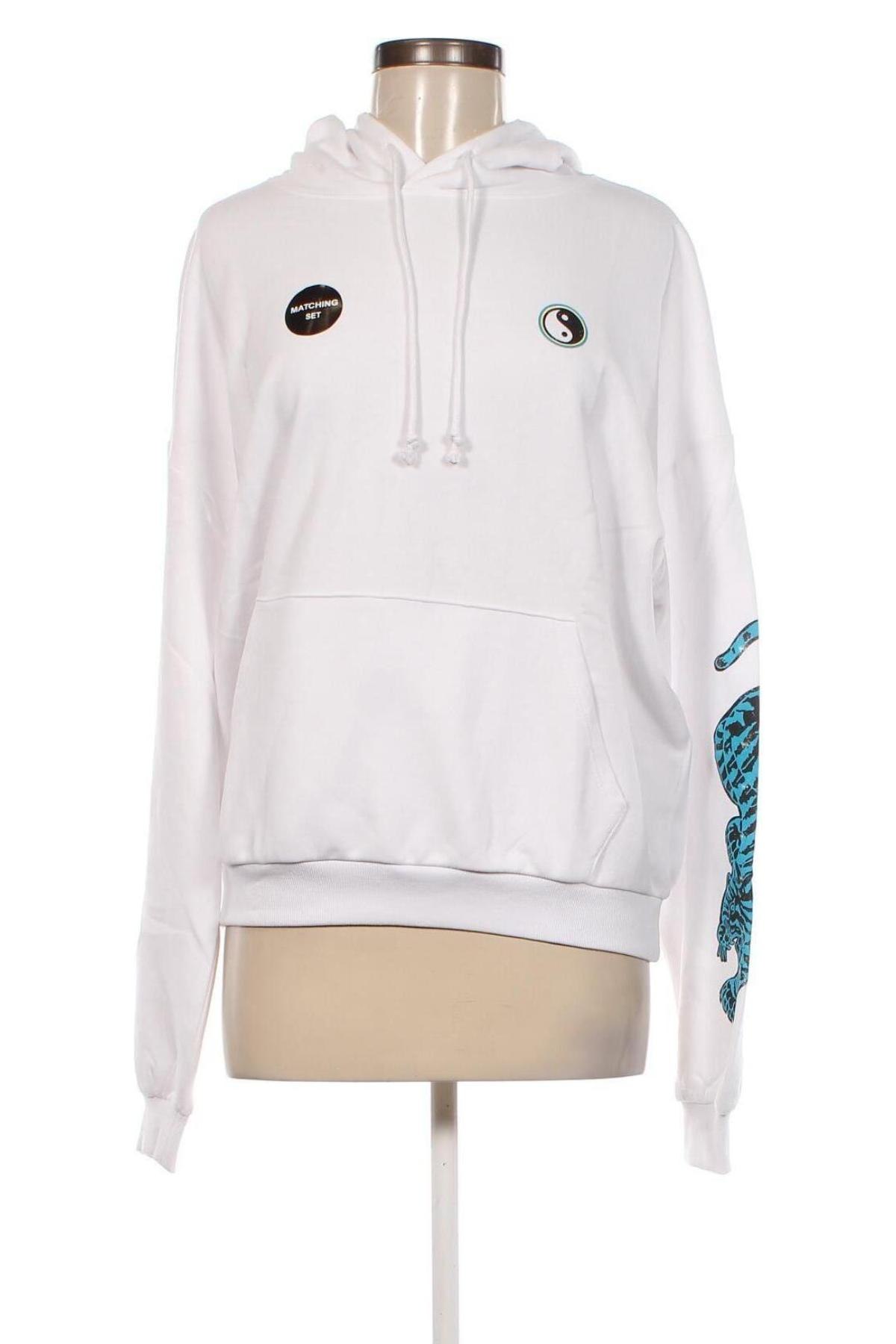 Damen Sweatshirt Jennyfer, Größe L, Farbe Weiß, Preis € 11,38
