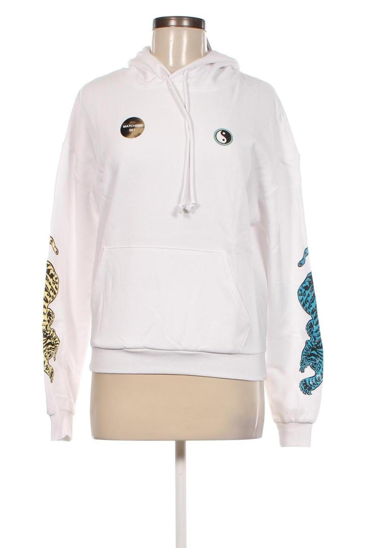 Damen Sweatshirt Jennyfer, Größe XS, Farbe Weiß, Preis 11,38 €
