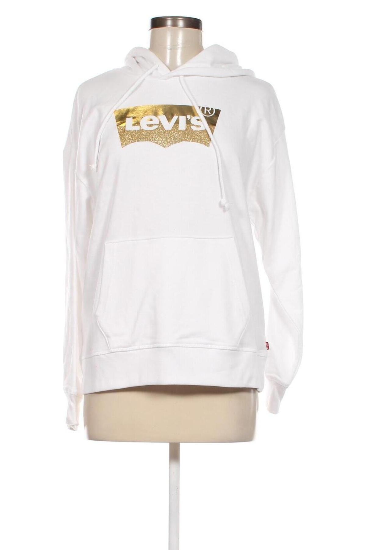 Γυναικείο φούτερ Levi's, Μέγεθος M, Χρώμα Λευκό, Τιμή 30,62 €