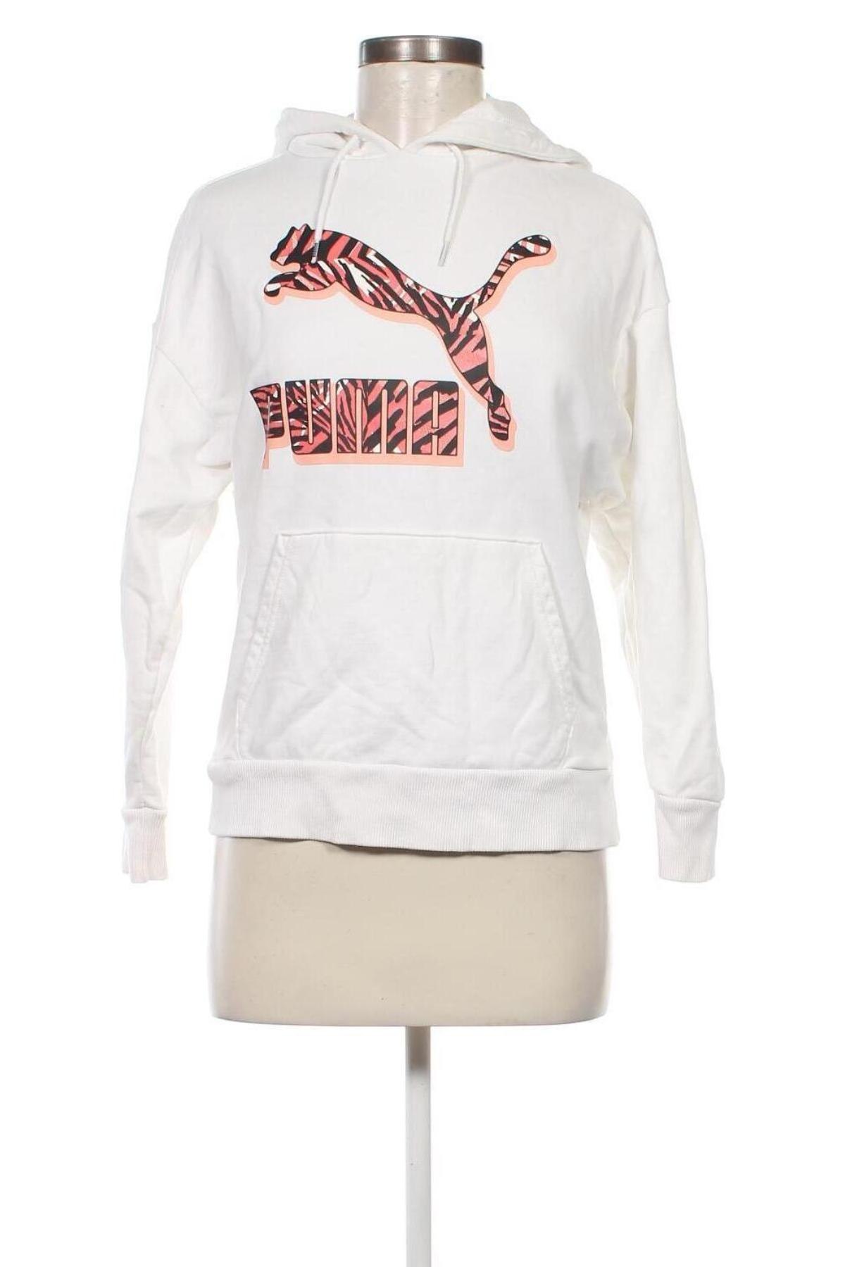 Γυναικείο φούτερ PUMA, Μέγεθος XS, Χρώμα Λευκό, Τιμή 15,96 €