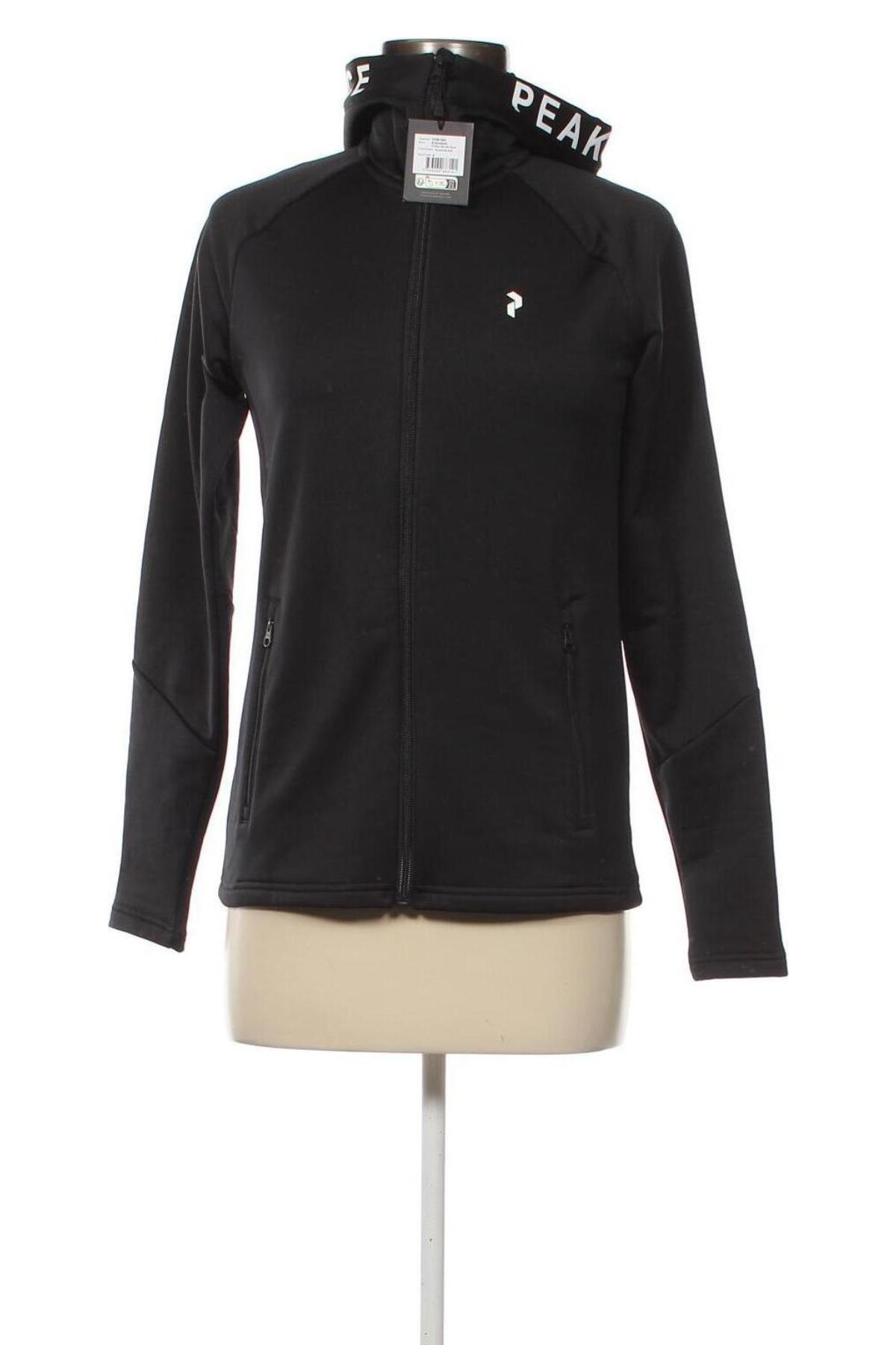 Damen Sweatshirt Peak Performance, Größe S, Farbe Schwarz, Preis 49,62 €