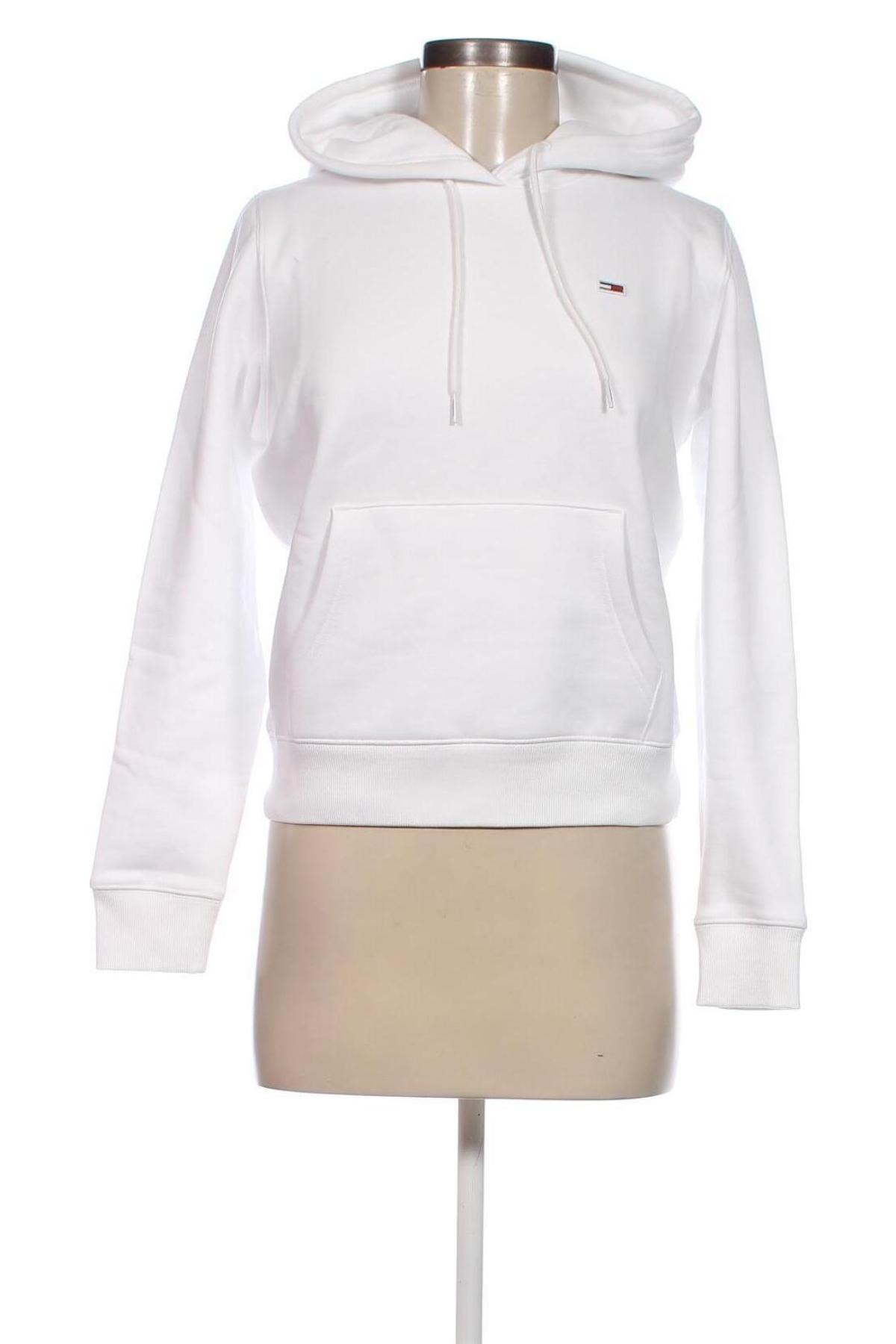 Damen Sweatshirt Tommy Jeans, Größe XS, Farbe Weiß, Preis 40,21 €