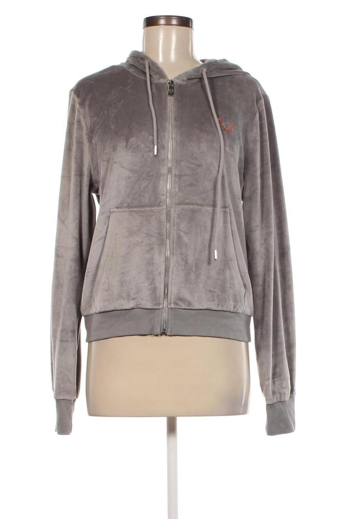 Damen Sweatshirt True Religion, Größe L, Farbe Grau, Preis 31,73 €