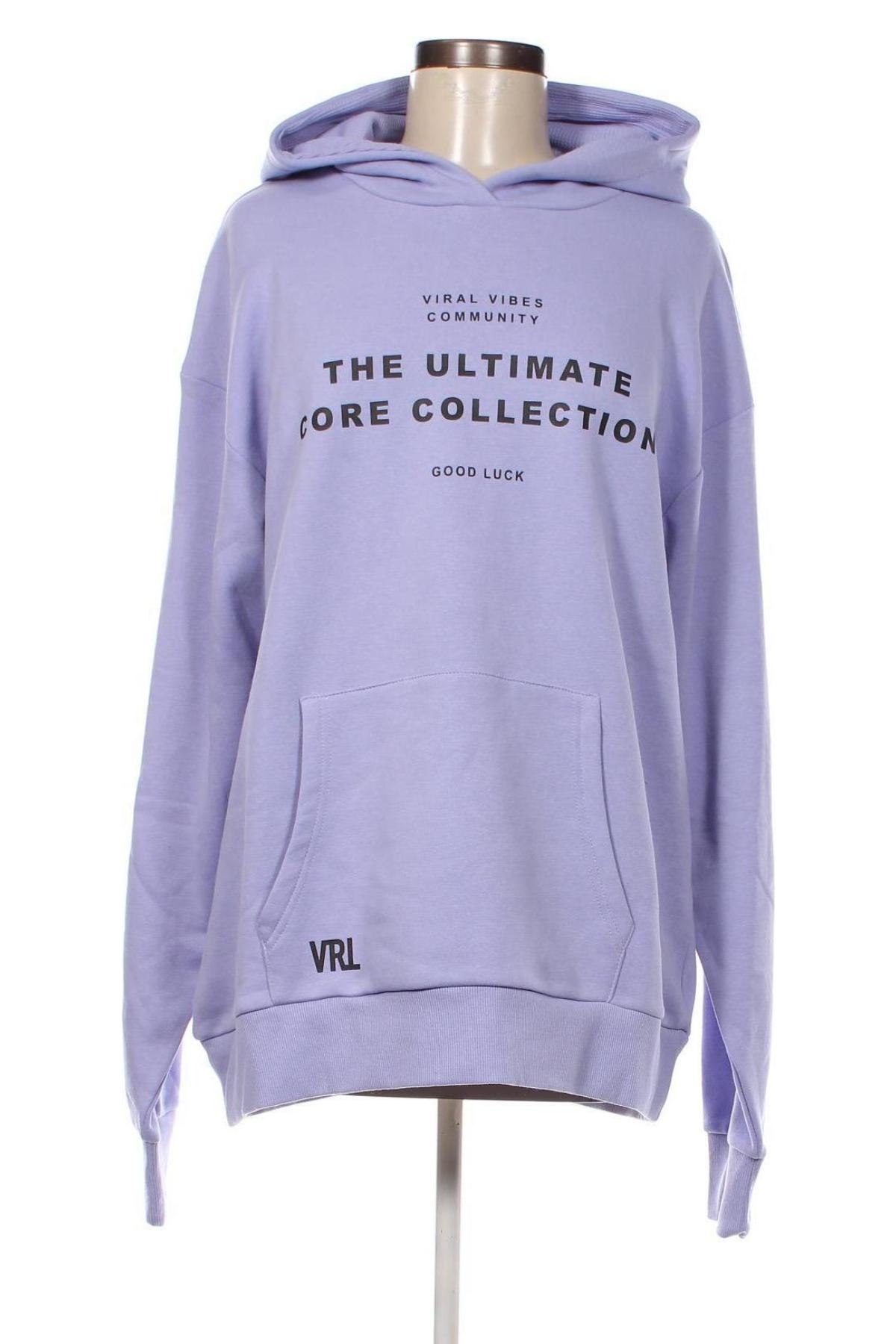 Damen Sweatshirt Viral Vibes, Größe XL, Farbe Lila, Preis 23,97 €