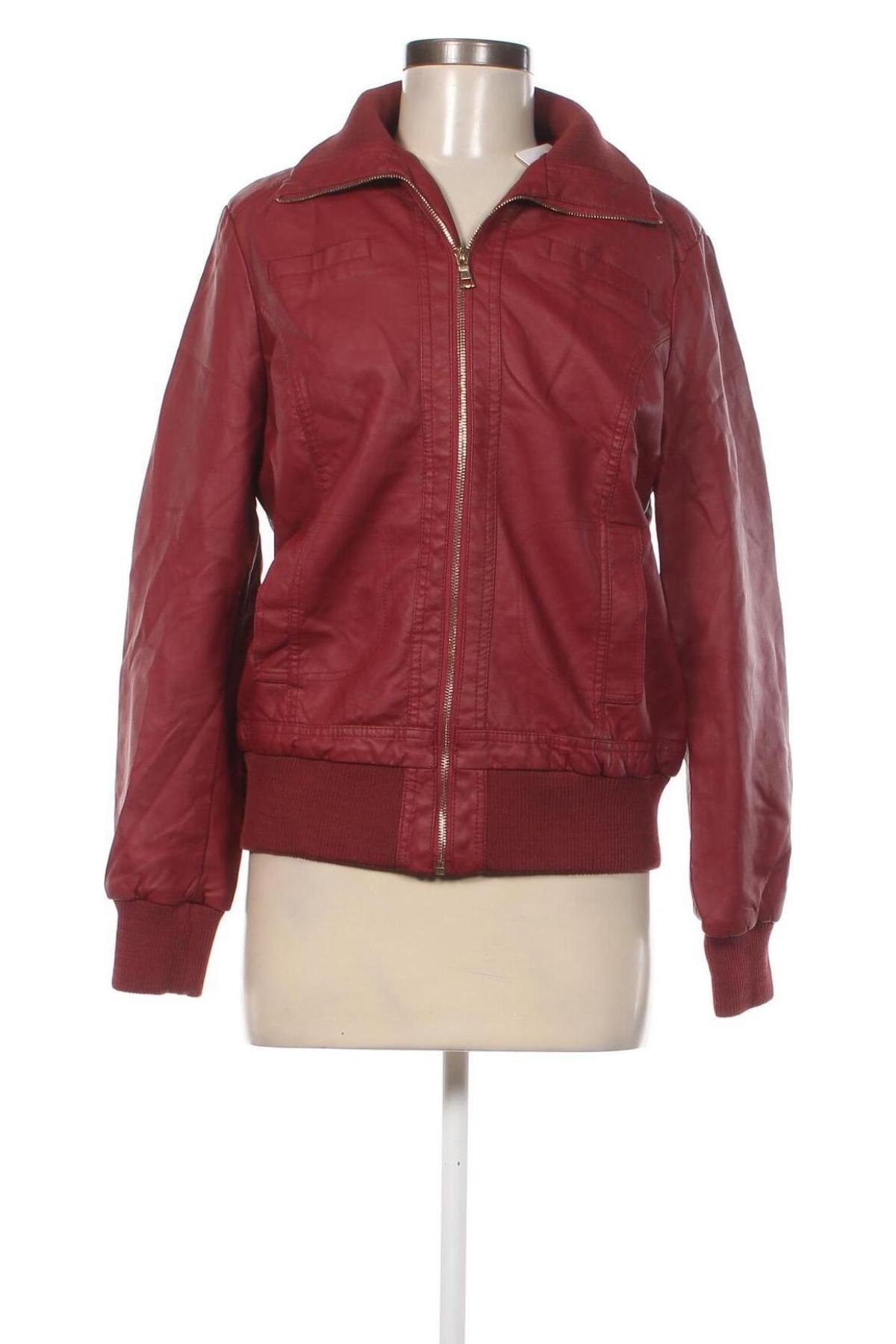 Dámská kožená bunda , Velikost 3XL, Barva Červená, Cena  1 259,00 Kč