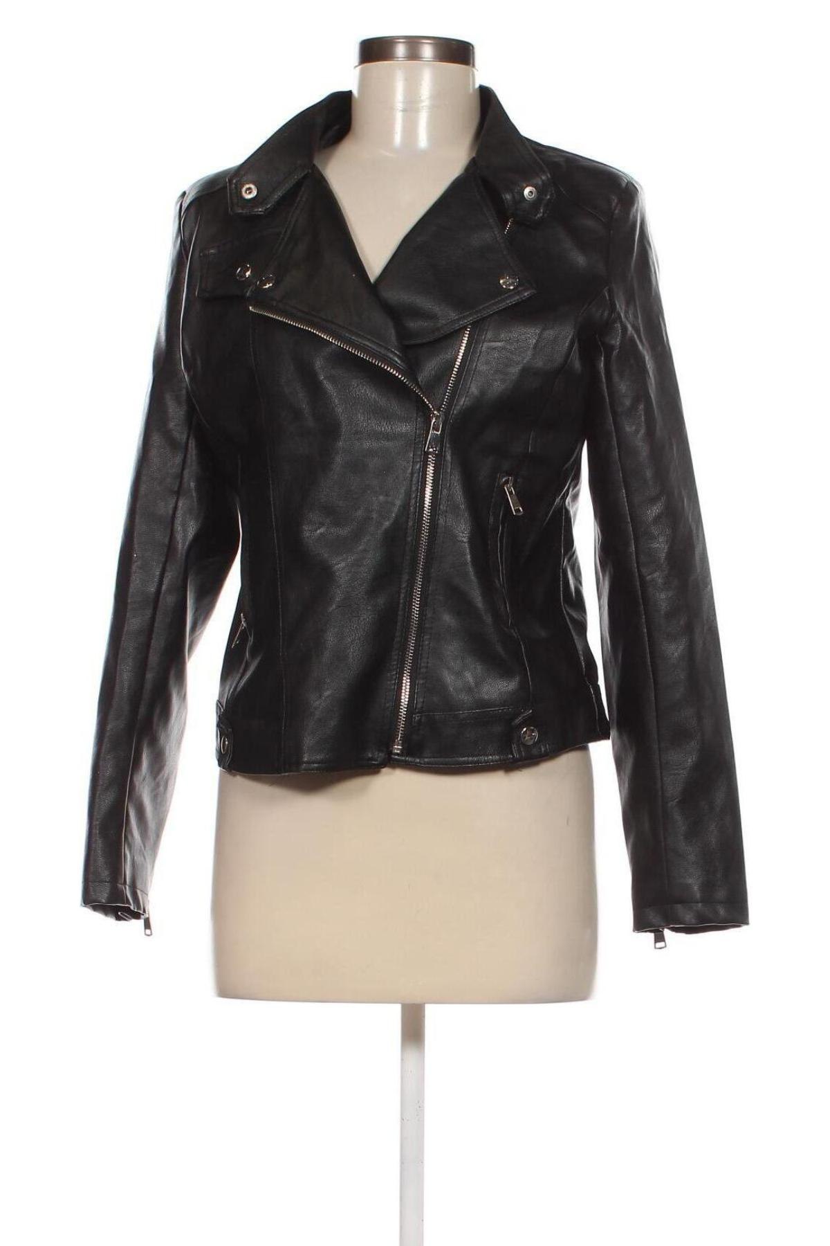 Dámska kožená bunda , Veľkosť M, Farba Čierna, Cena  20,84 €