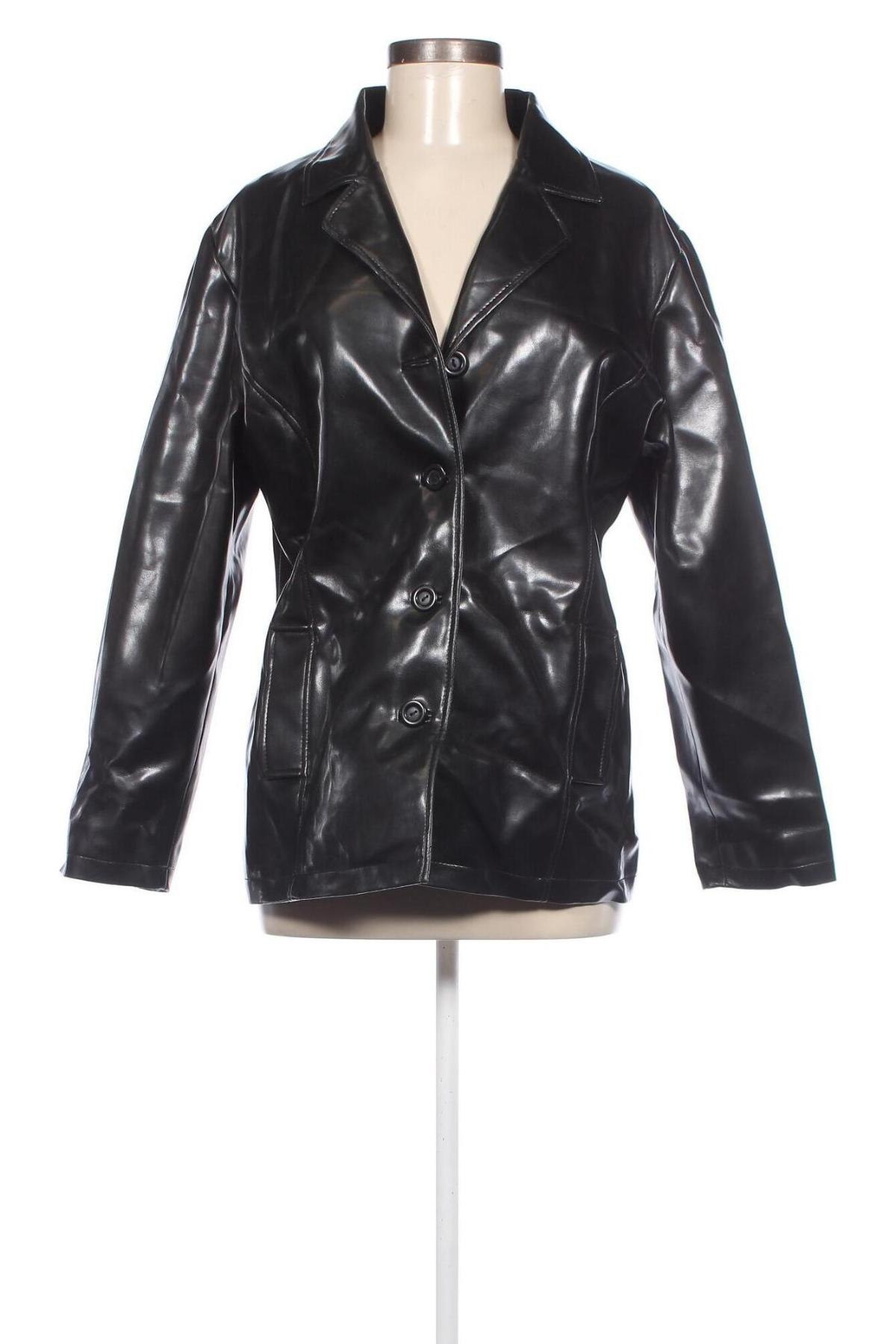 Damen Lederjacke, Größe M, Farbe Schwarz, Preis 23,87 €
