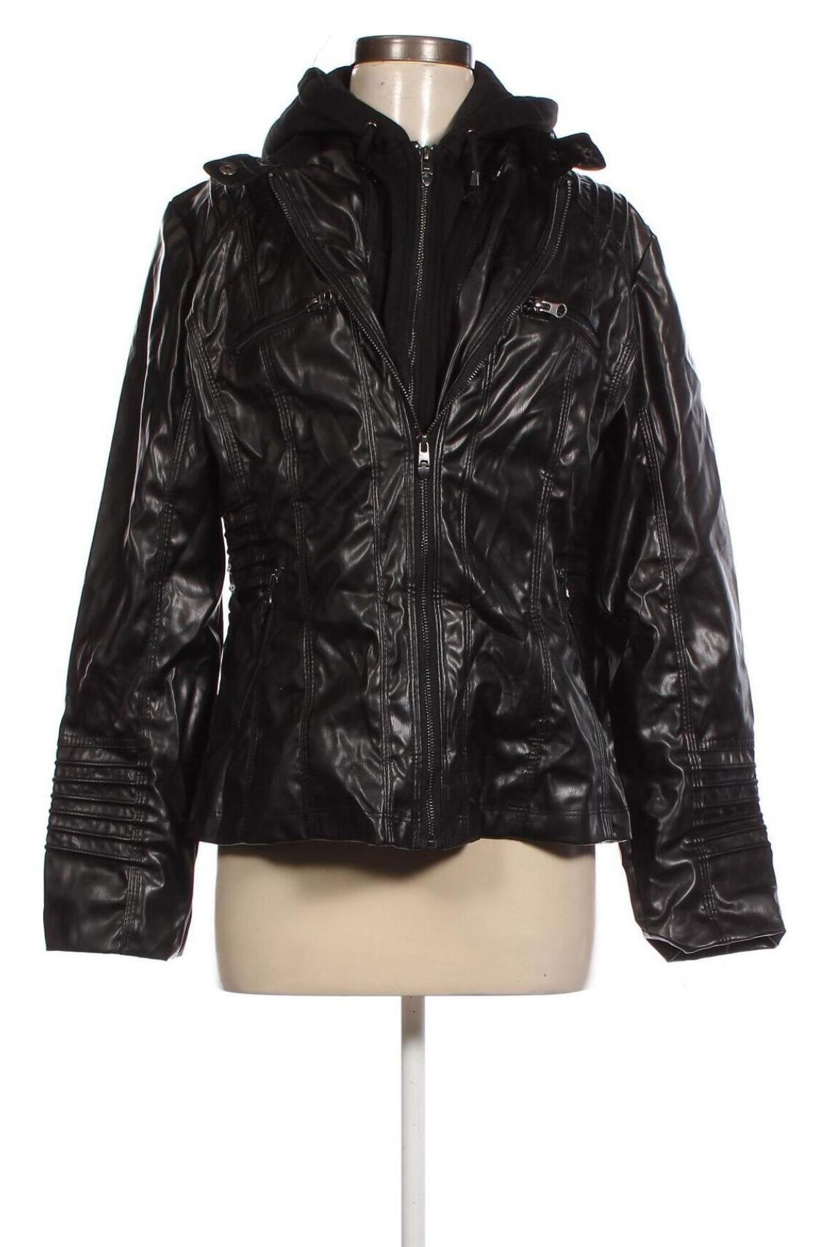 Dámska kožená bunda , Veľkosť S, Farba Čierna, Cena  15,28 €