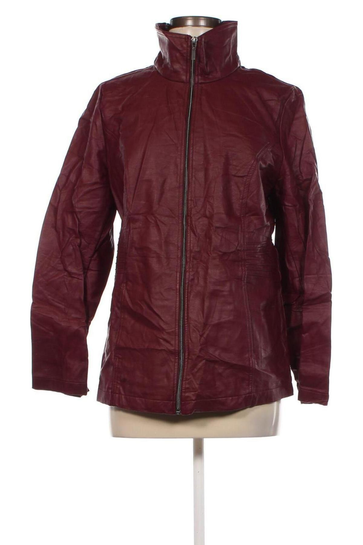 Damen Lederjacke, Größe L, Farbe Rot, Preis € 23,87