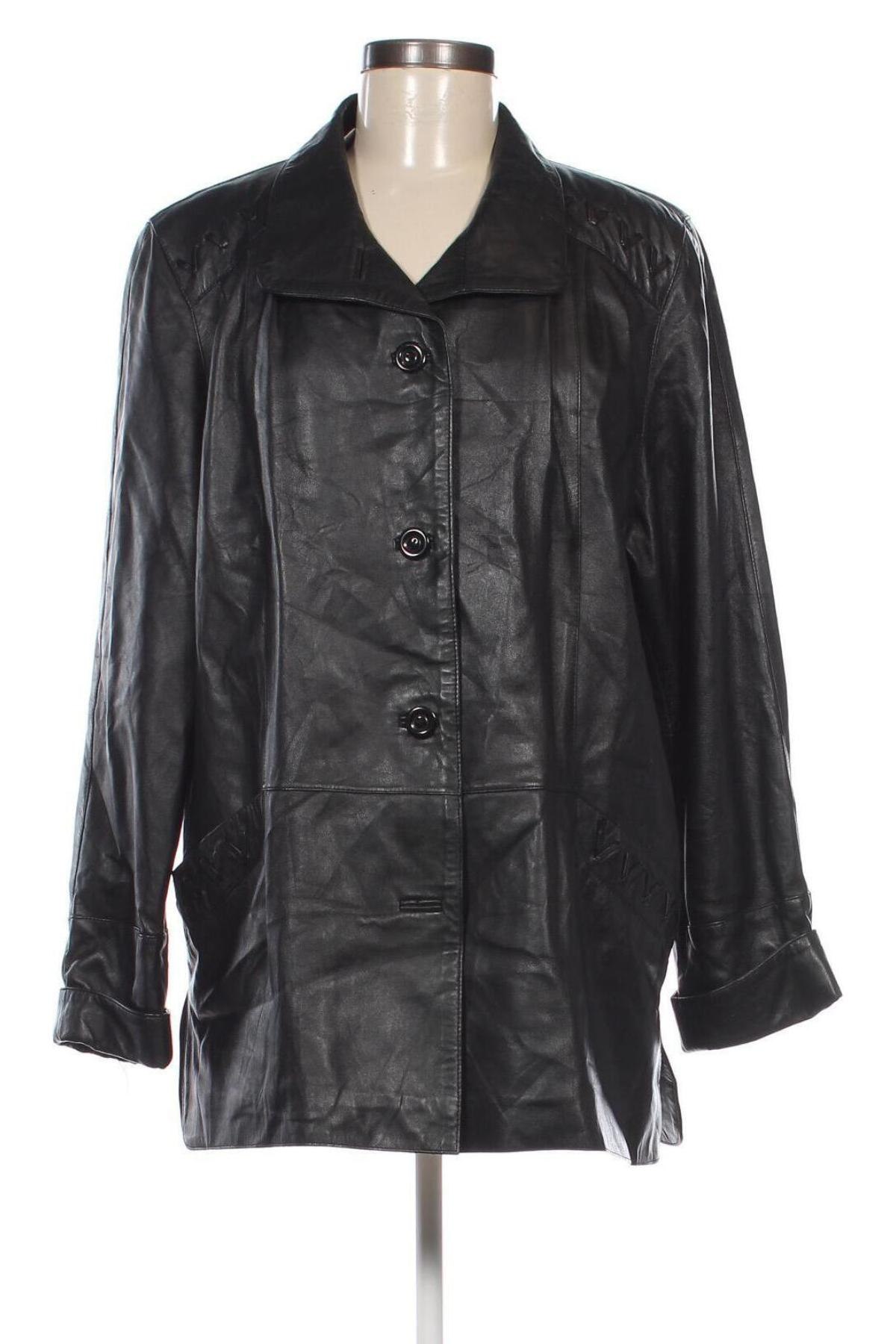 Dámská kožená bunda , Velikost L, Barva Černá, Cena  938,00 Kč