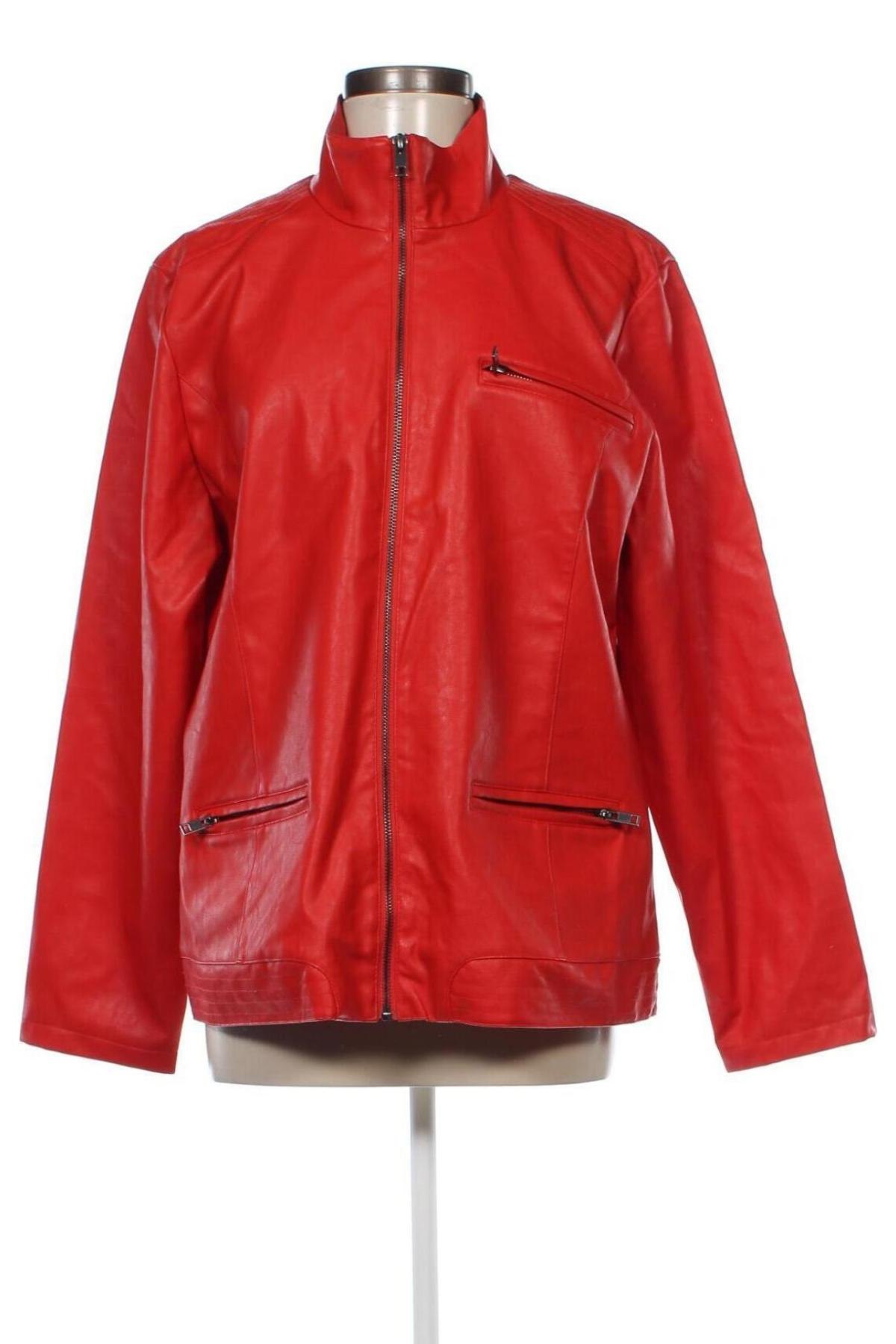 Dámska kožená bunda  Atlas For Women, Veľkosť XL, Farba Červená, Cena  20,84 €