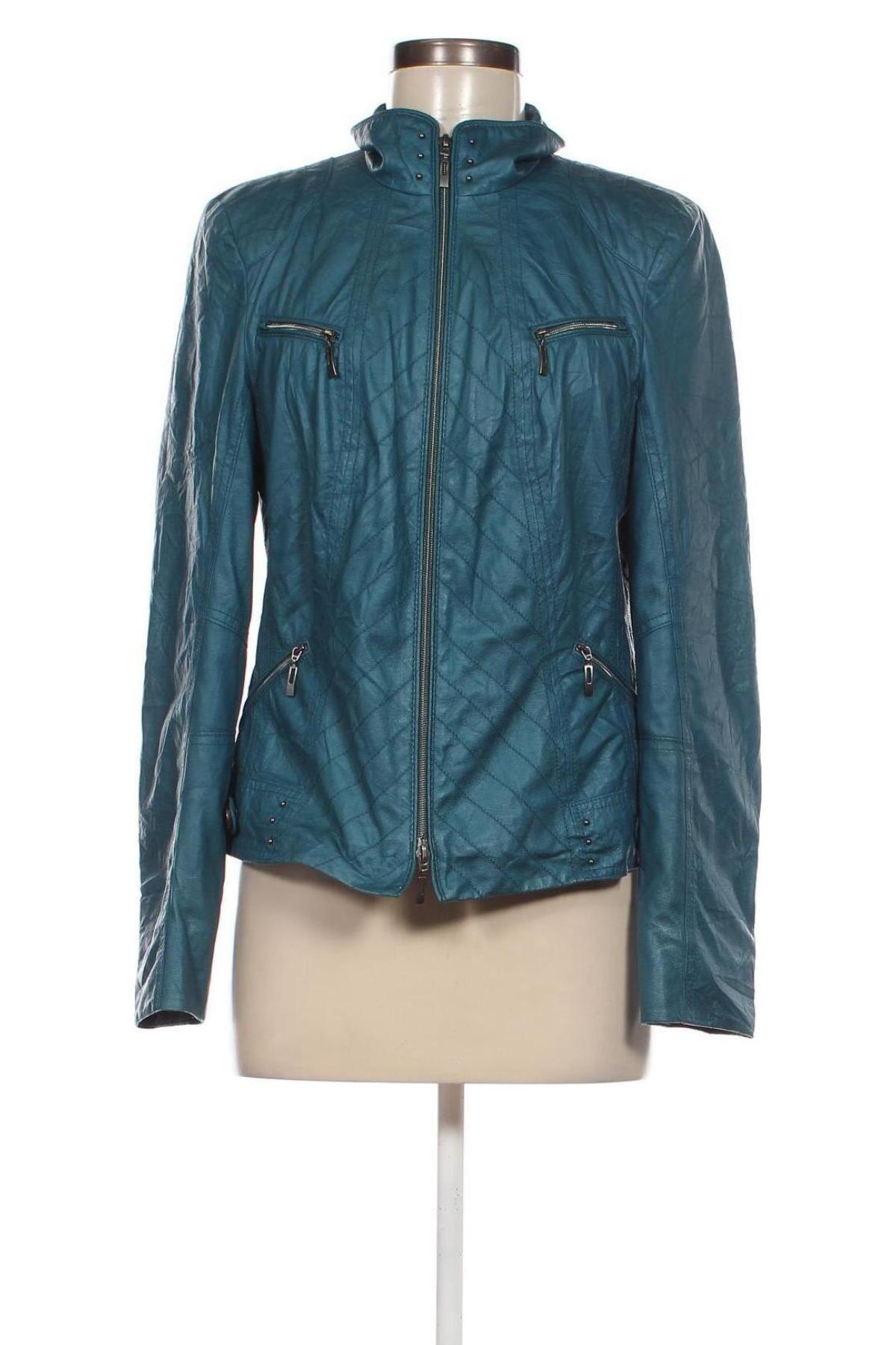 Damen Lederjacke Bonita, Größe M, Farbe Blau, Preis 25,58 €