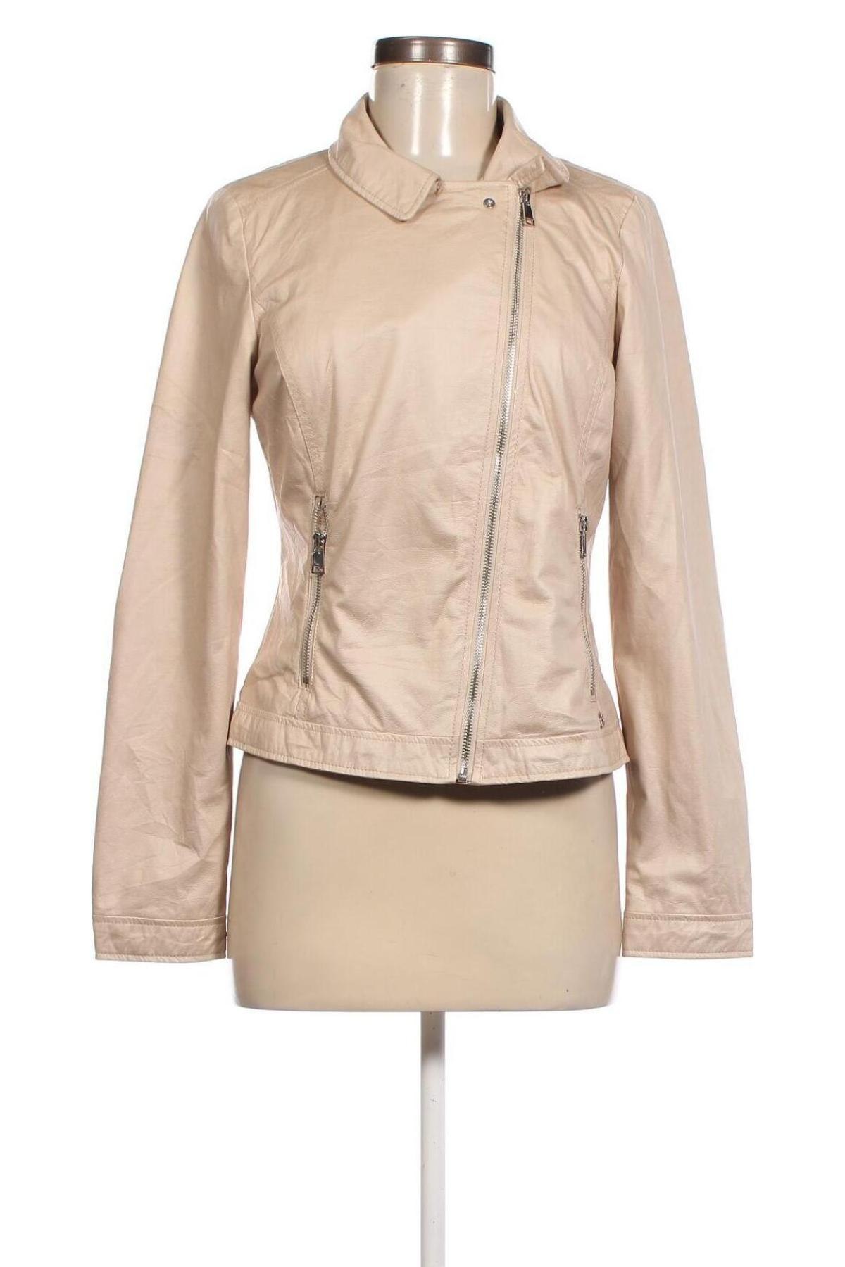 Damen Lederjacke Bonita, Größe S, Farbe Beige, Preis 17,05 €