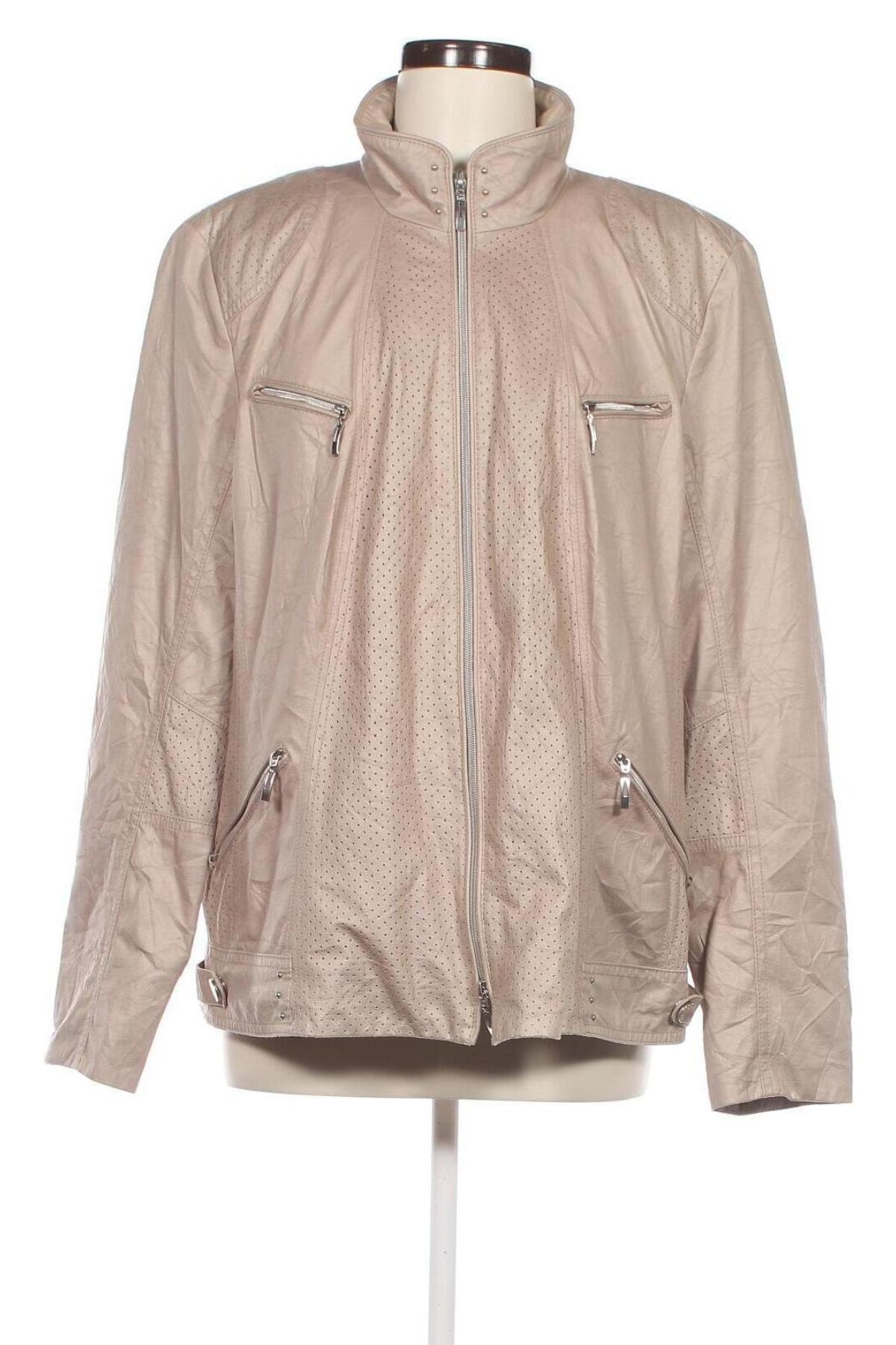 Damen Lederjacke Bonita, Größe XXL, Farbe Beige, Preis € 13,99