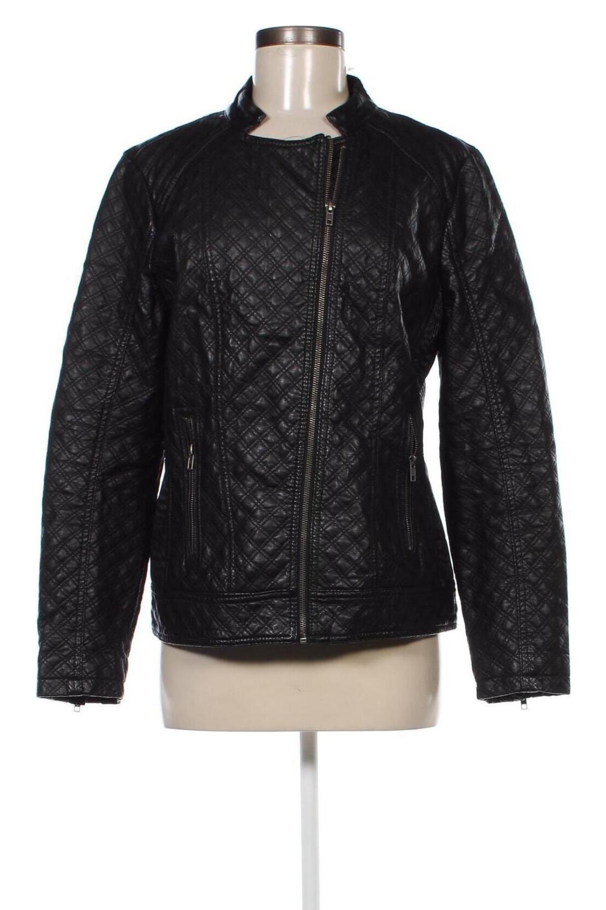Dámska kožená bunda  Gina, Veľkosť L, Farba Čierna, Cena  19,45 €
