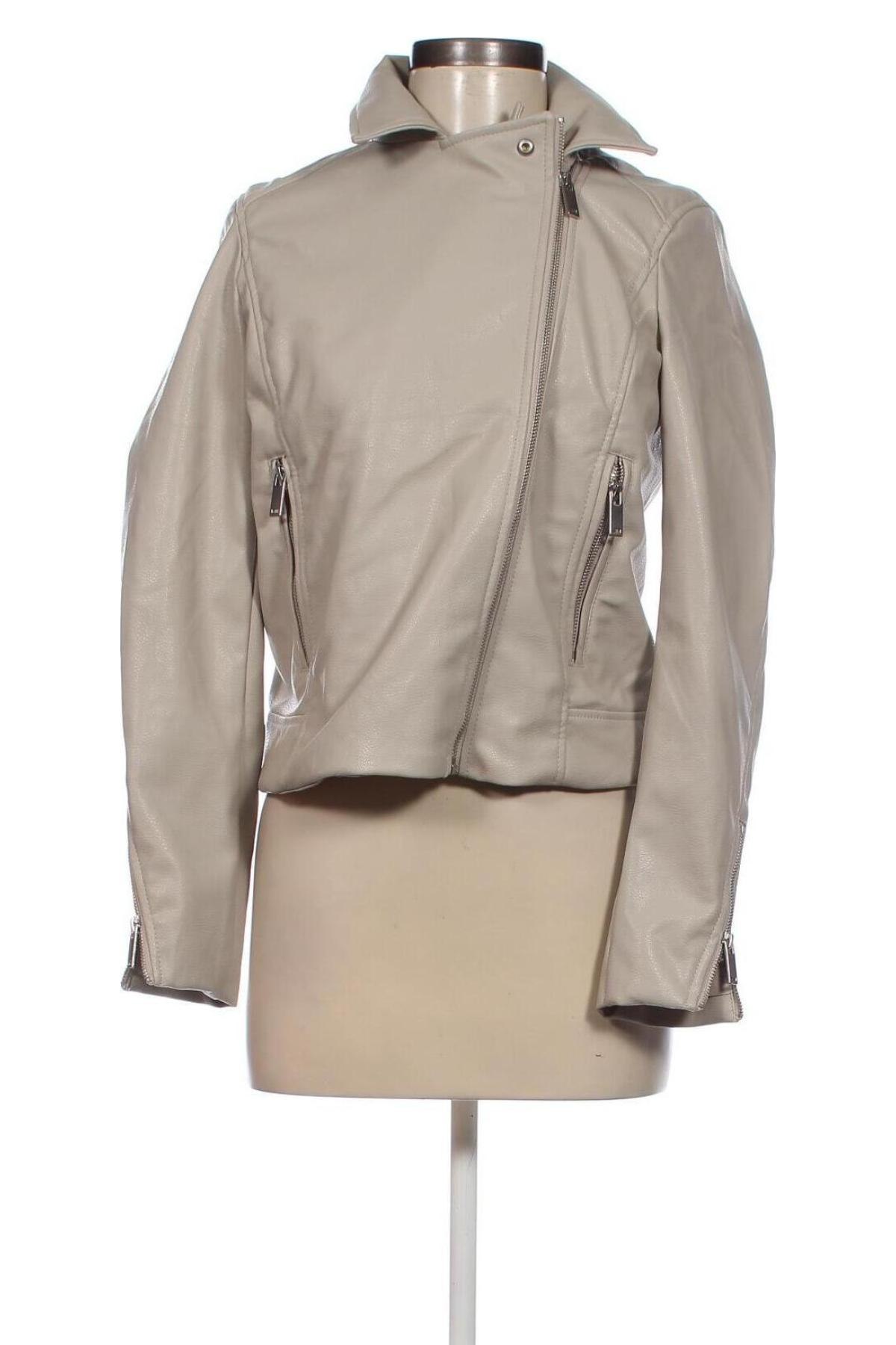 Damen Lederjacke H&M, Größe S, Farbe Beige, Preis € 25,99