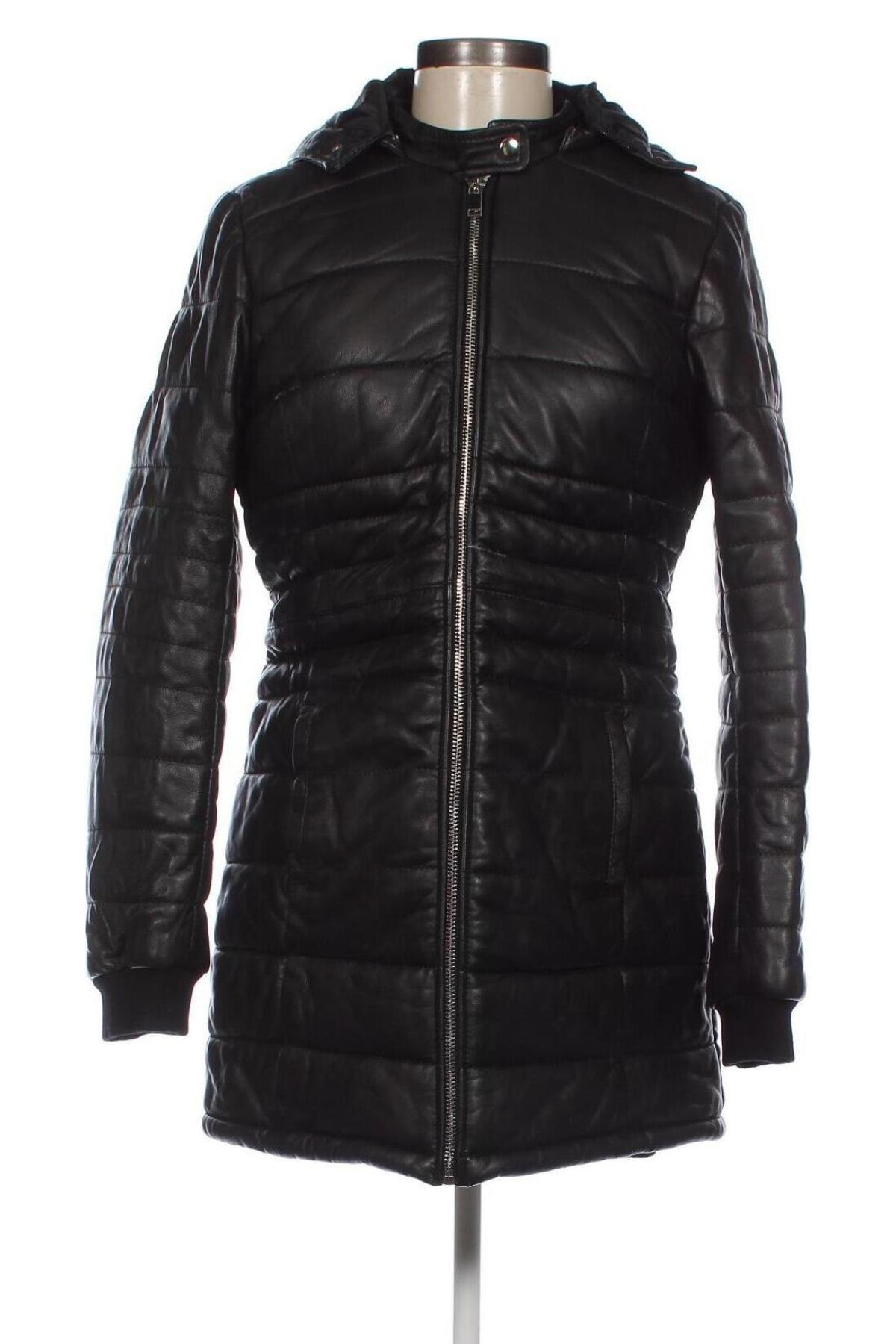 Damen Lederjacke Le Temps Des Cerises, Größe L, Farbe Schwarz, Preis € 168,04