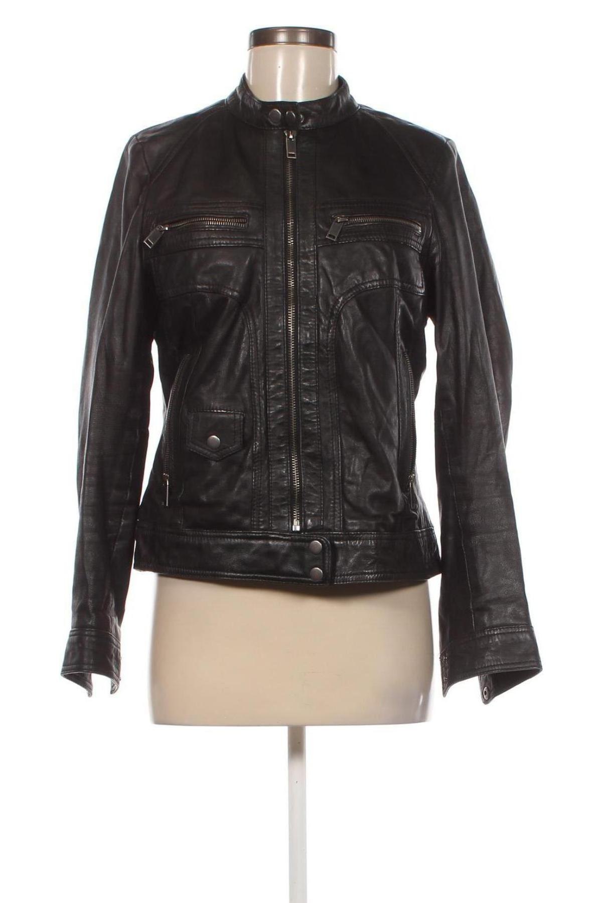 Dámska kožená bunda  Lee, Veľkosť M, Farba Čierna, Cena  146,29 €