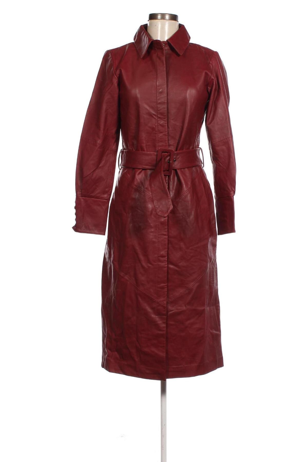 Dámska kožená bunda  Maze, Veľkosť S, Farba Červená, Cena  146,29 €
