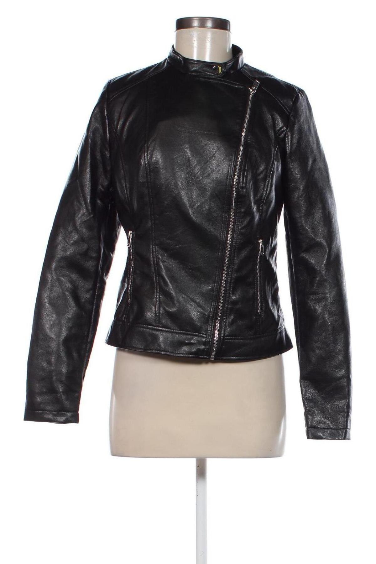 Damen Lederjacke Mohito, Größe M, Farbe Schwarz, Preis 25,58 €