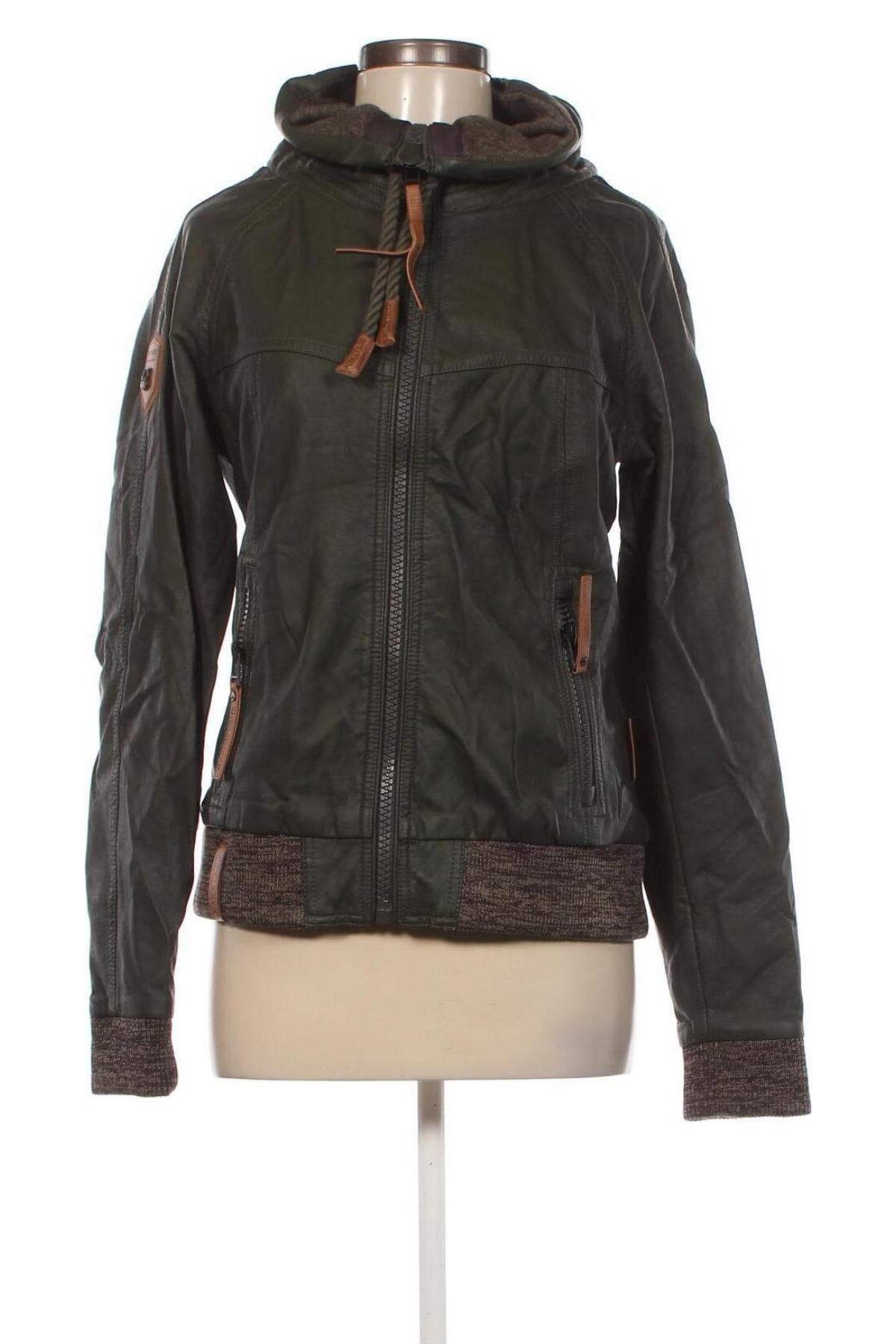 Dámska kožená bunda  Naketano, Veľkosť L, Farba Zelená, Cena  64,07 €