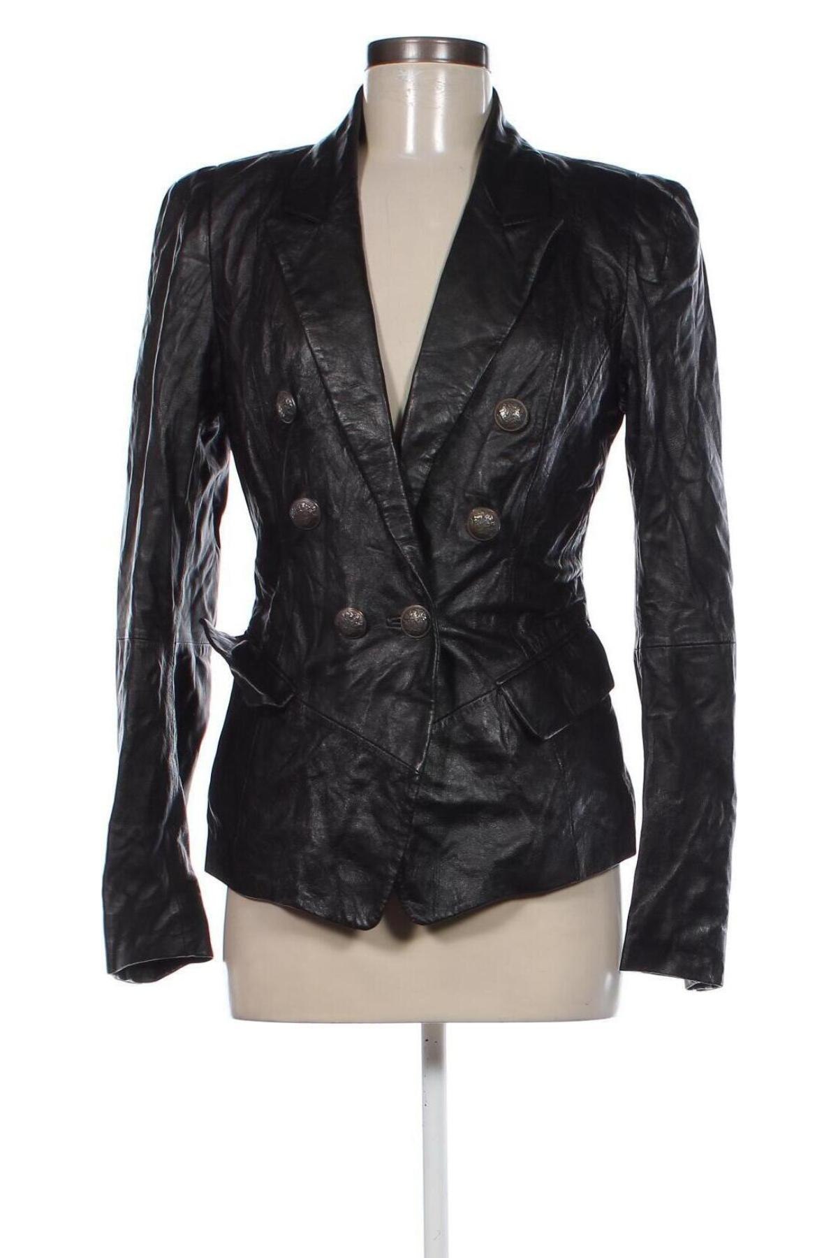Dámska kožená bunda  Oakwood, Veľkosť S, Farba Čierna, Cena  70,48 €