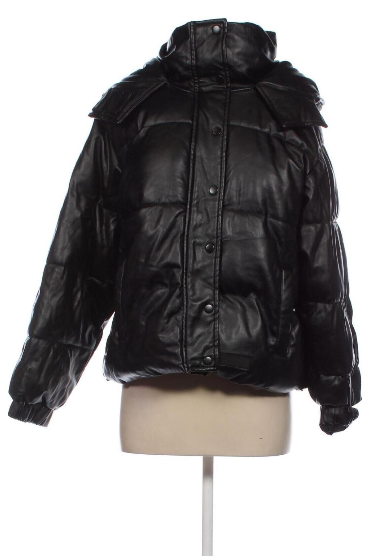 Damen Lederjacke Sixth June, Größe M, Farbe Schwarz, Preis 36,10 €