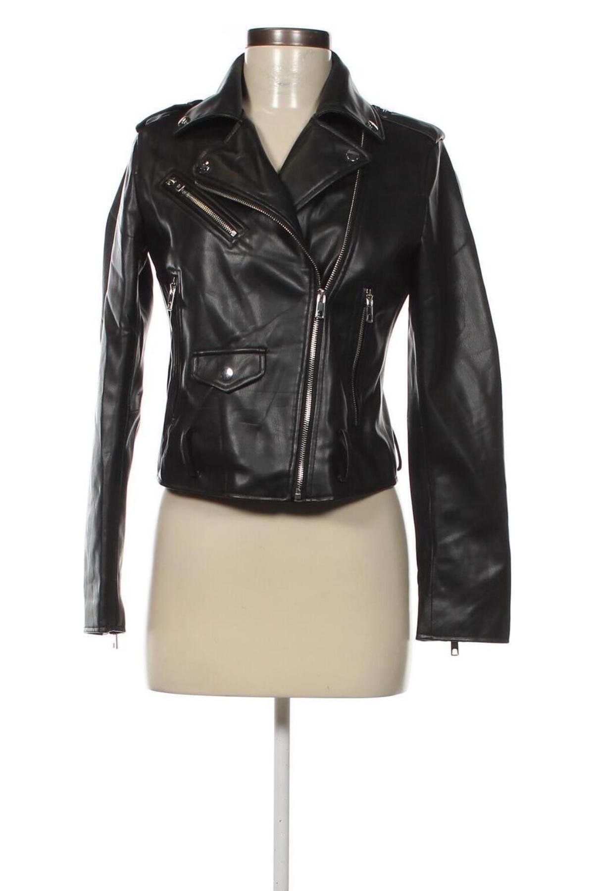 Damen Lederjacke Zara, Größe S, Farbe Schwarz, Preis € 14,27