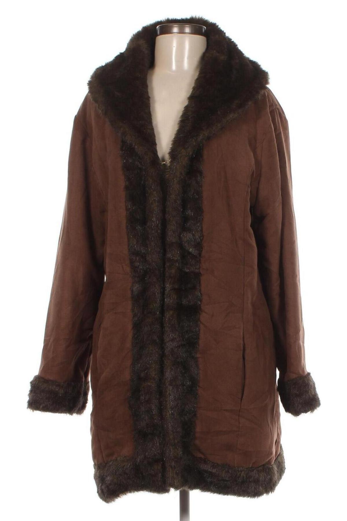 Γυναικείο παλτό, Μέγεθος L, Χρώμα Καφέ, Τιμή 39,05 €