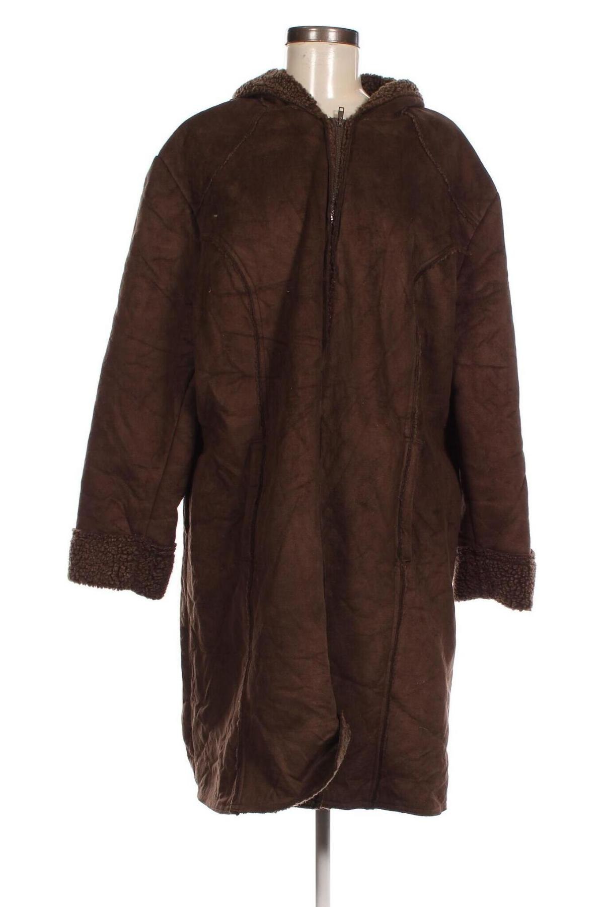Palton de femei, Mărime XXL, Culoare Maro, Preț 228,78 Lei