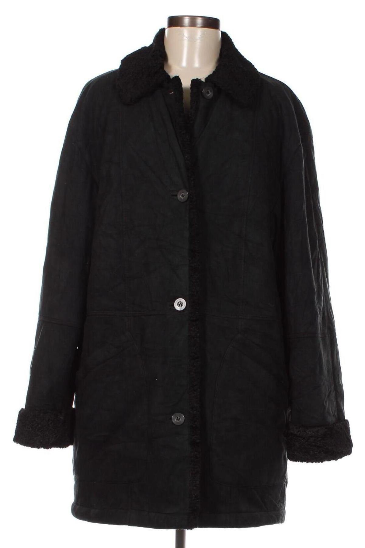 Дамско палто, Размер XL, Цвят Черен, Цена 66,34 лв.