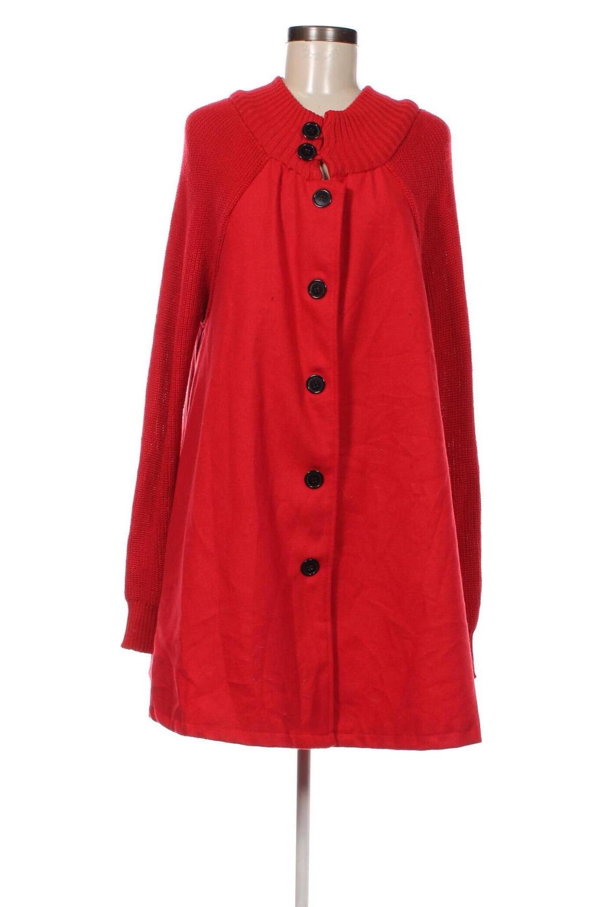 Дамско палто, Размер M, Цвят Червен, Цена 32,00 лв.