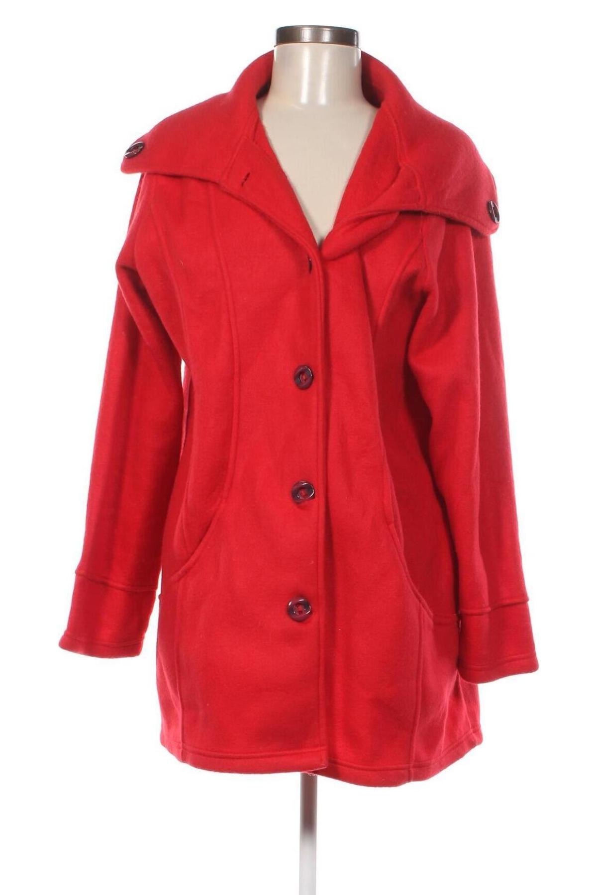 Γυναικείο παλτό, Μέγεθος XL, Χρώμα Κόκκινο, Τιμή 23,75 €