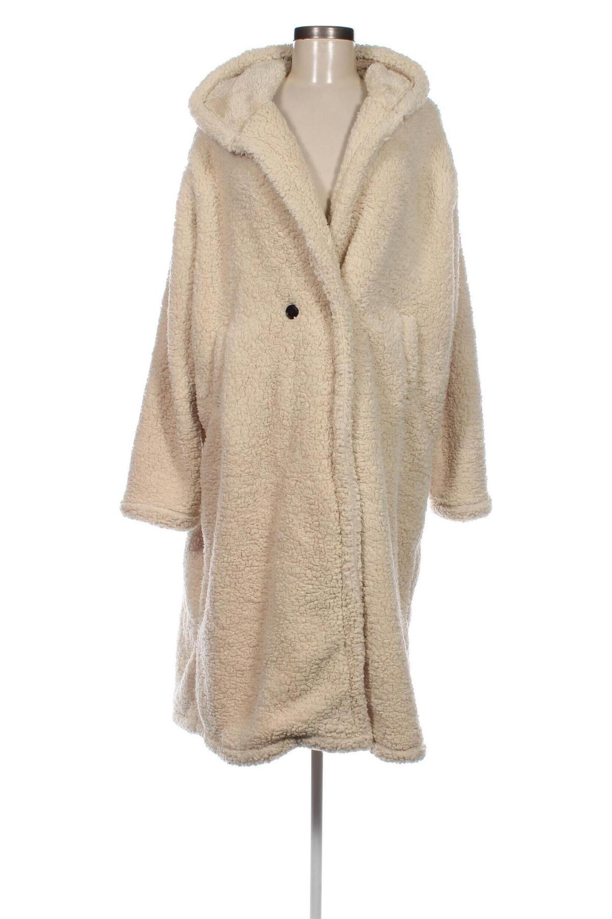 Γυναικείο παλτό, Μέγεθος L, Χρώμα Εκρού, Τιμή 43,02 €
