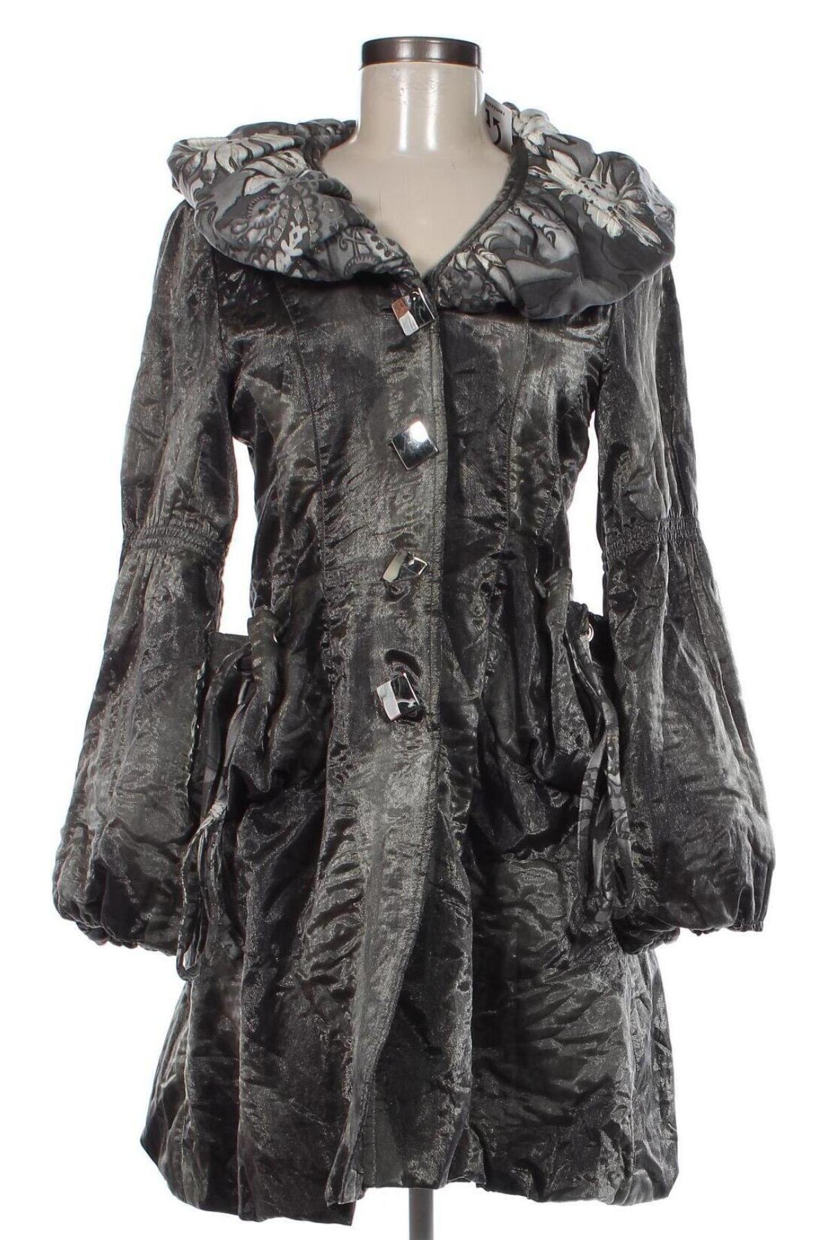 Дамско палто, Размер M, Цвят Сив, Цена 35,20 лв.