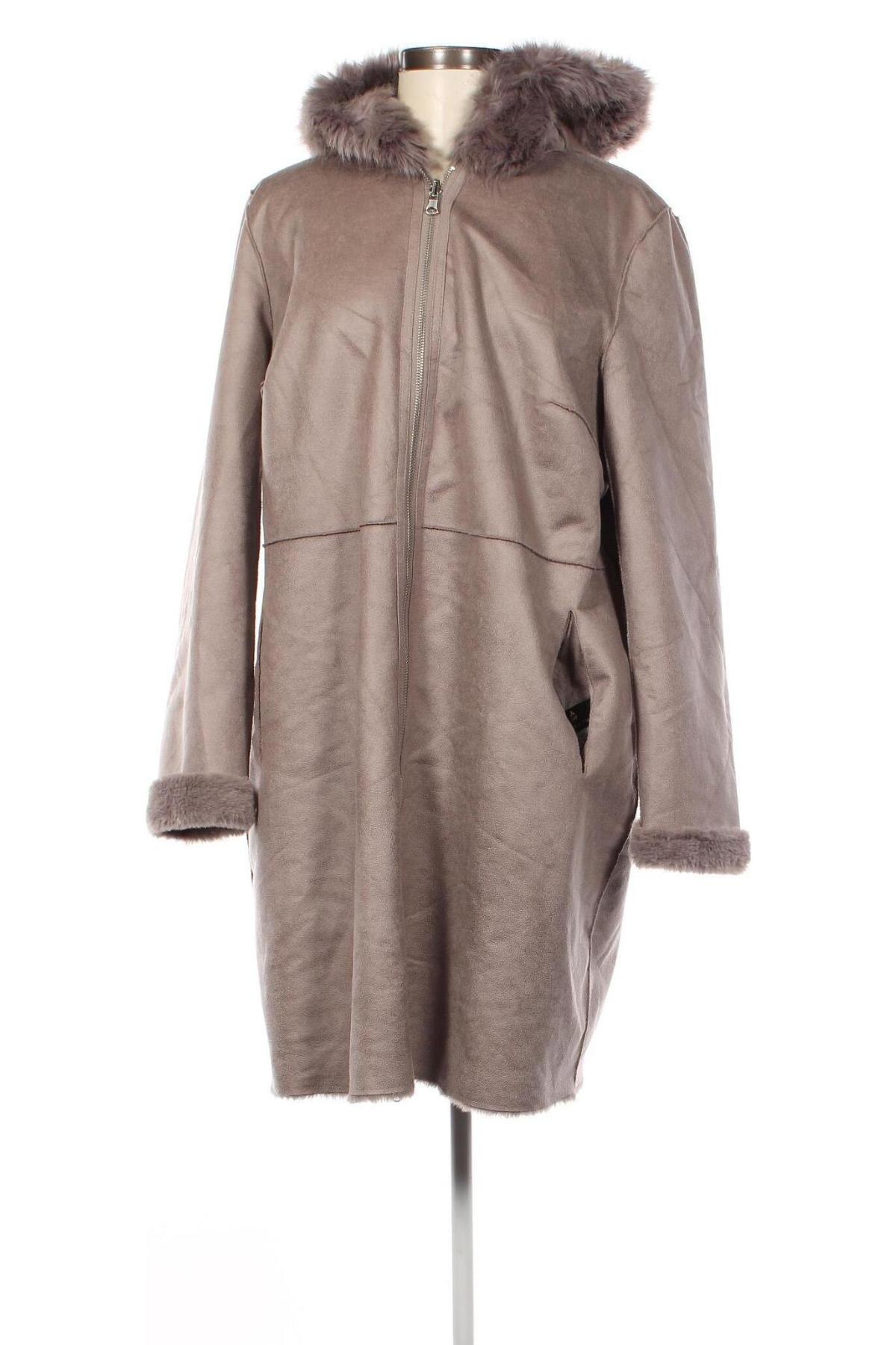 Γυναικείο παλτό Alfredo Pauly, Μέγεθος L, Χρώμα  Μπέζ, Τιμή 24,55 €